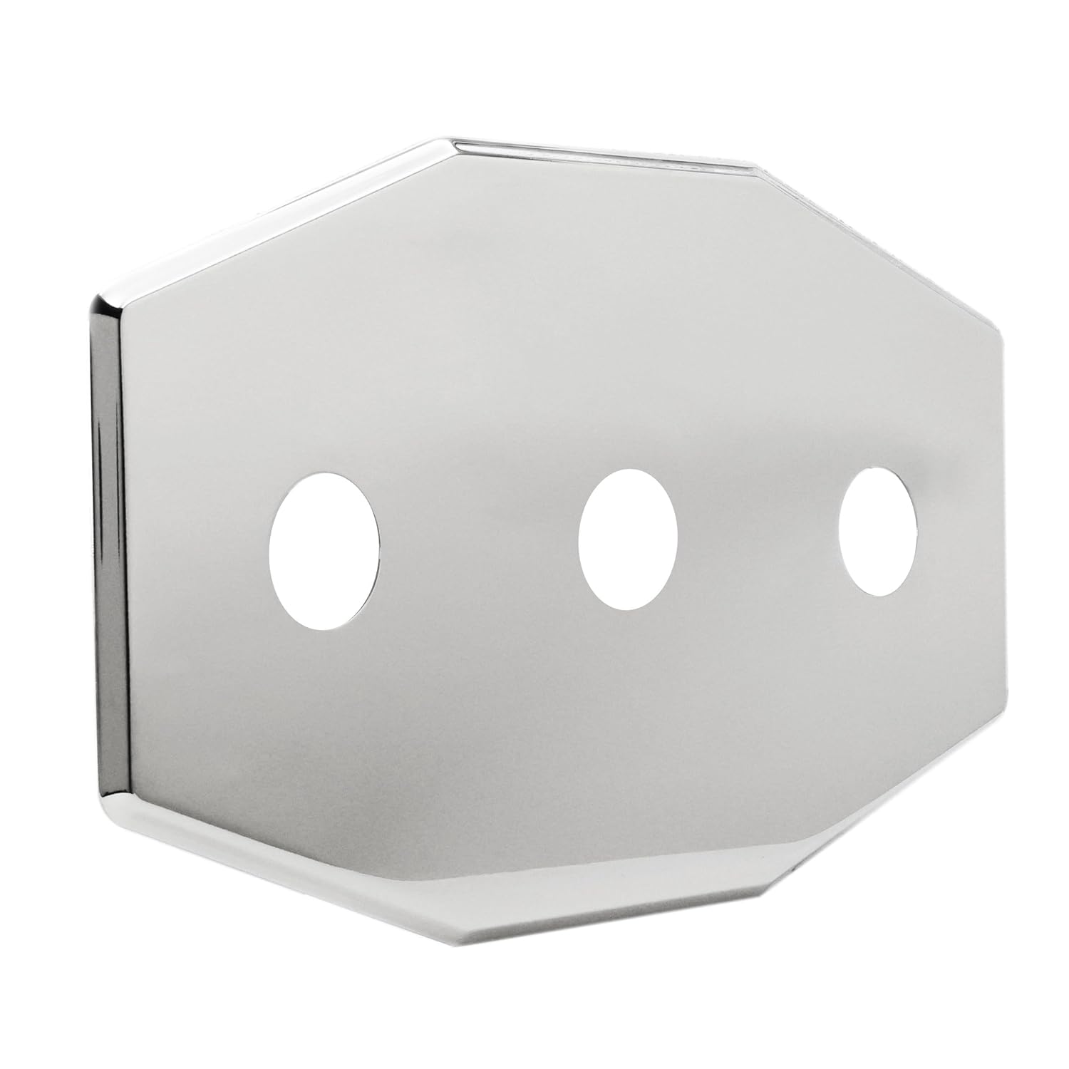 Westbrass Three-Hole Remodel Plate, Polished Chrome, D505-26, 1 Pack