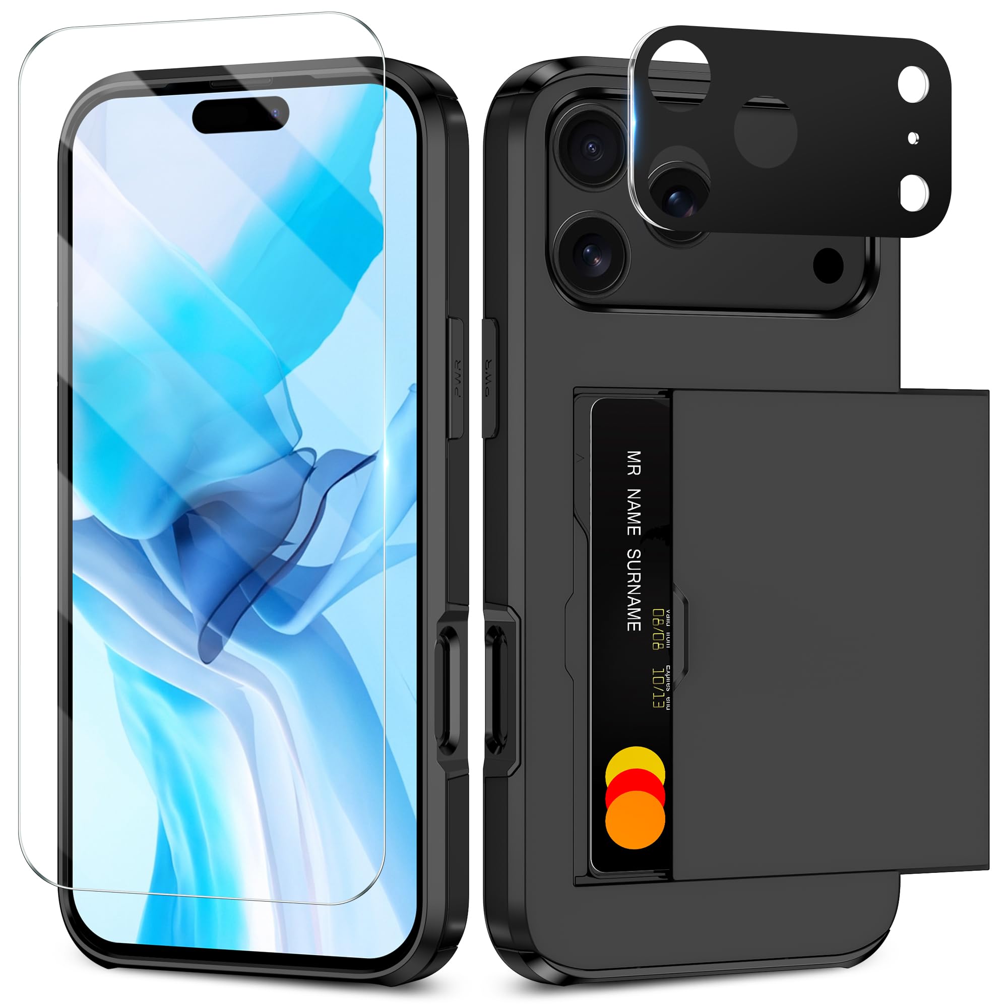 Amazon.co.jp: COOLDEN いphone17Pro ケース カード 収納 背面 対応