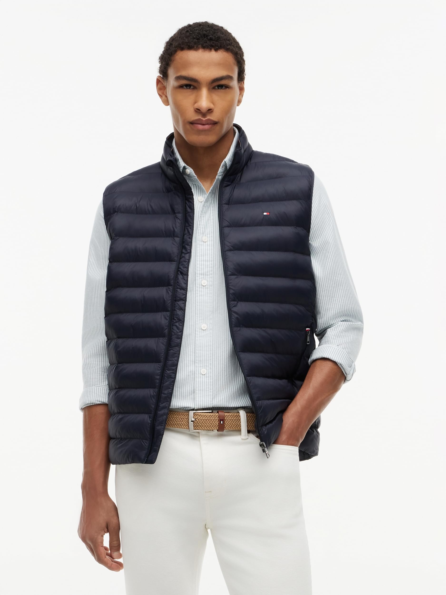Tommy Hilfiger Kamizelka Mężczyźni Core Packable Kamizelka Z Recyklingu Mw0mw39989
