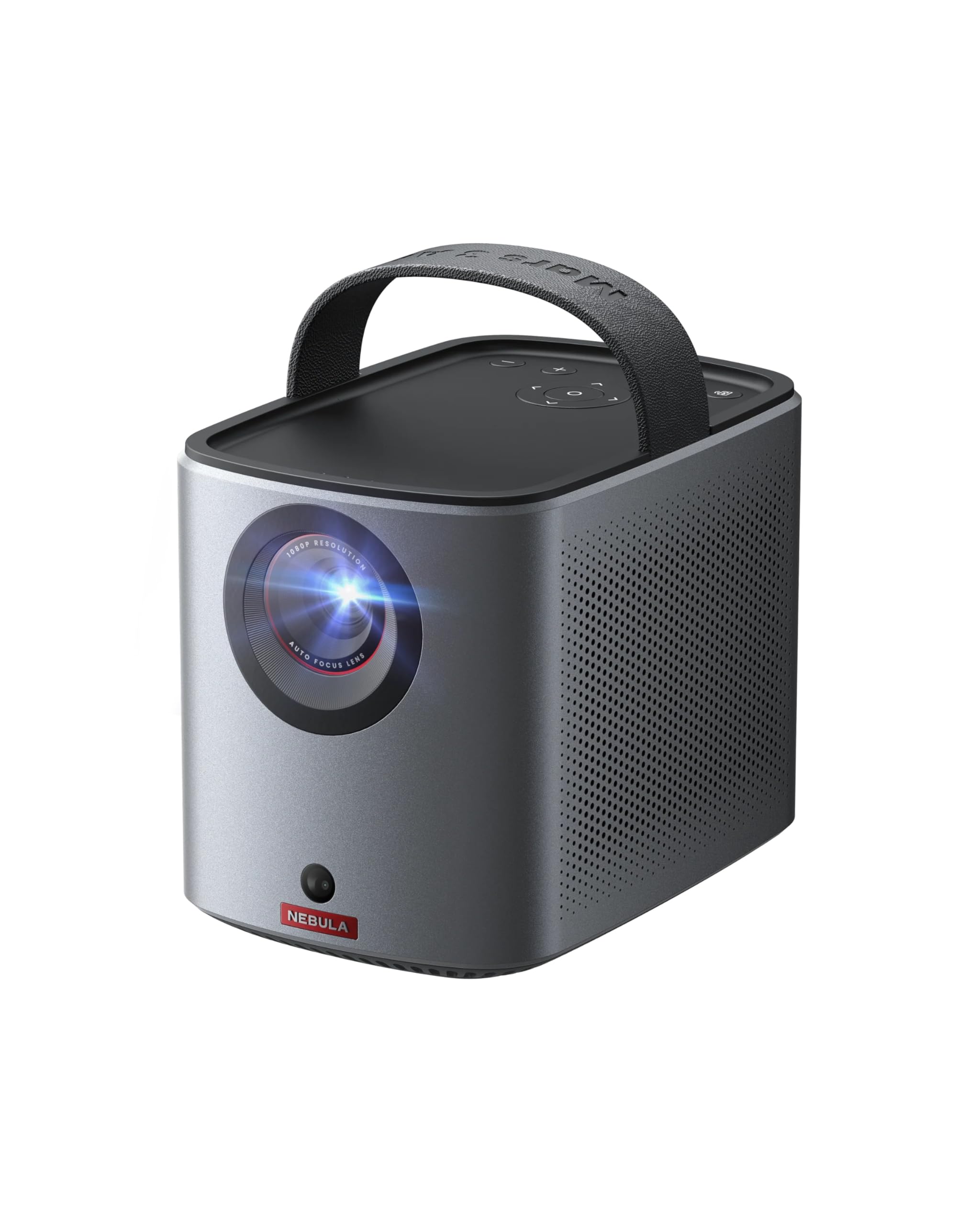 NEBULA Mars 3 Air GTV Projector - Netflix Officially Licensed, 400 ANSI-Lumen Brightness, Native 1080P, Dolby Digital Sound,150-Inch Picture, Built-In Battery for 2.5 Hours of Playtime Anywhere.
