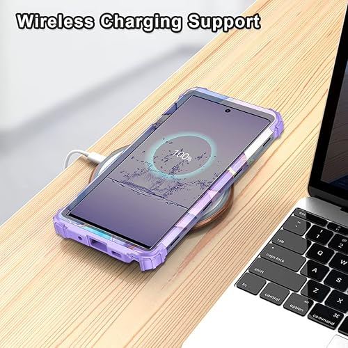 Miniatura 4 de Hekodonk Funda protectora híbrida para Samsung Galaxy Note 10, resistente a prueba de golpes, de plástico duro+goma de silicona, funda protectora