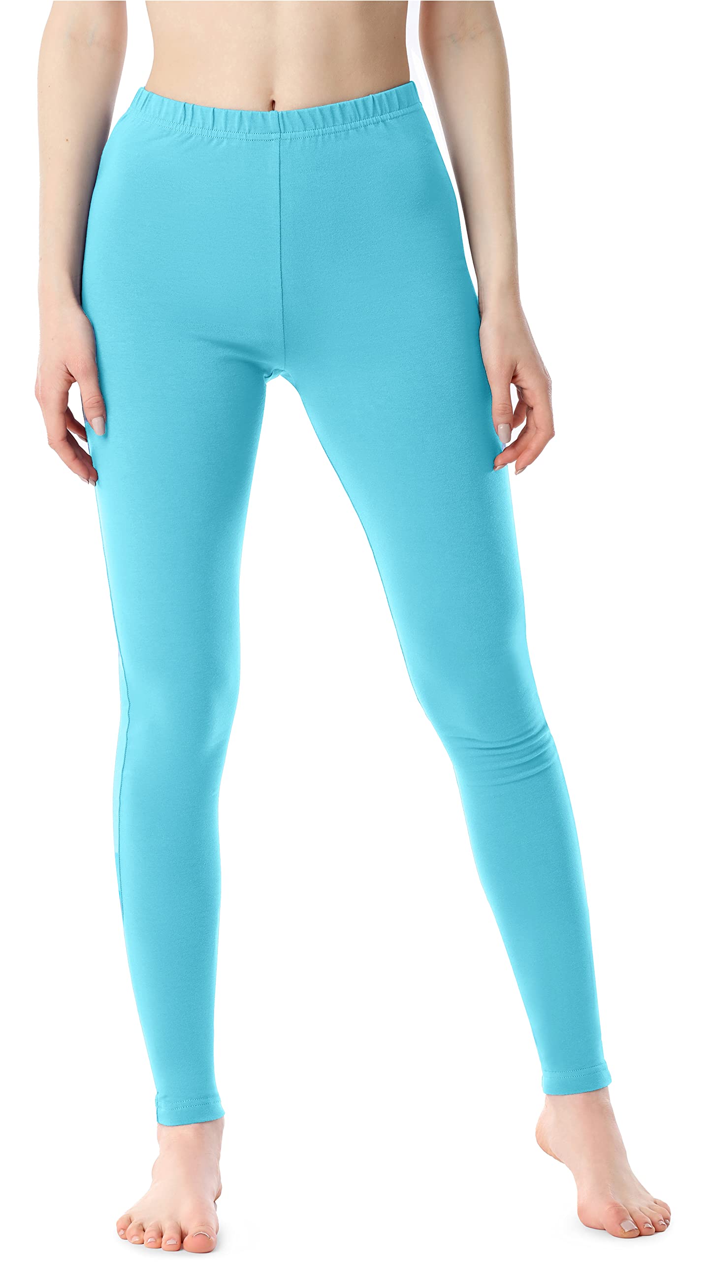Bellivalini Damen Lange Leggings aus Baumwolle BLV50-198