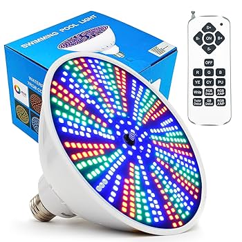 Amazon.com: 2025 Upgraded 50W Color LED Pool Light Bulb, 12V