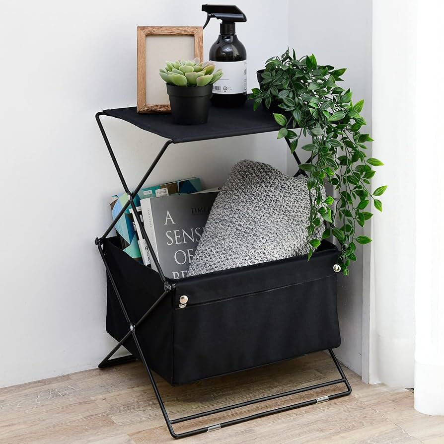 百貨店購入 高級収納棚 美品 即発送 Amazon｜山善(YAMAZEN) ラック 収納ボックス 折りたたみ 2段 幅39.5