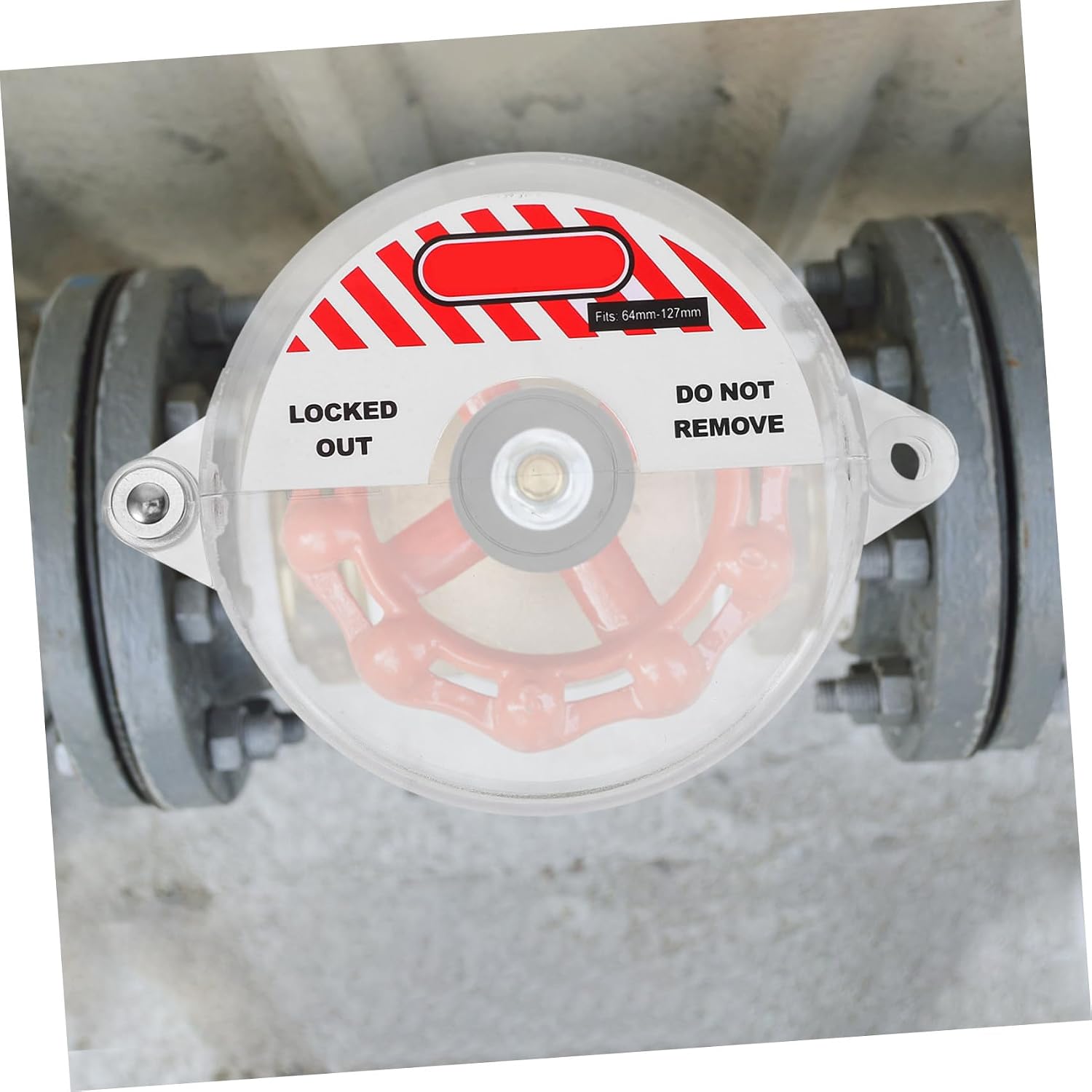 Safety Lock for Outdoor Faucet Valve Industrial Grade Lockable Gate Valve Device