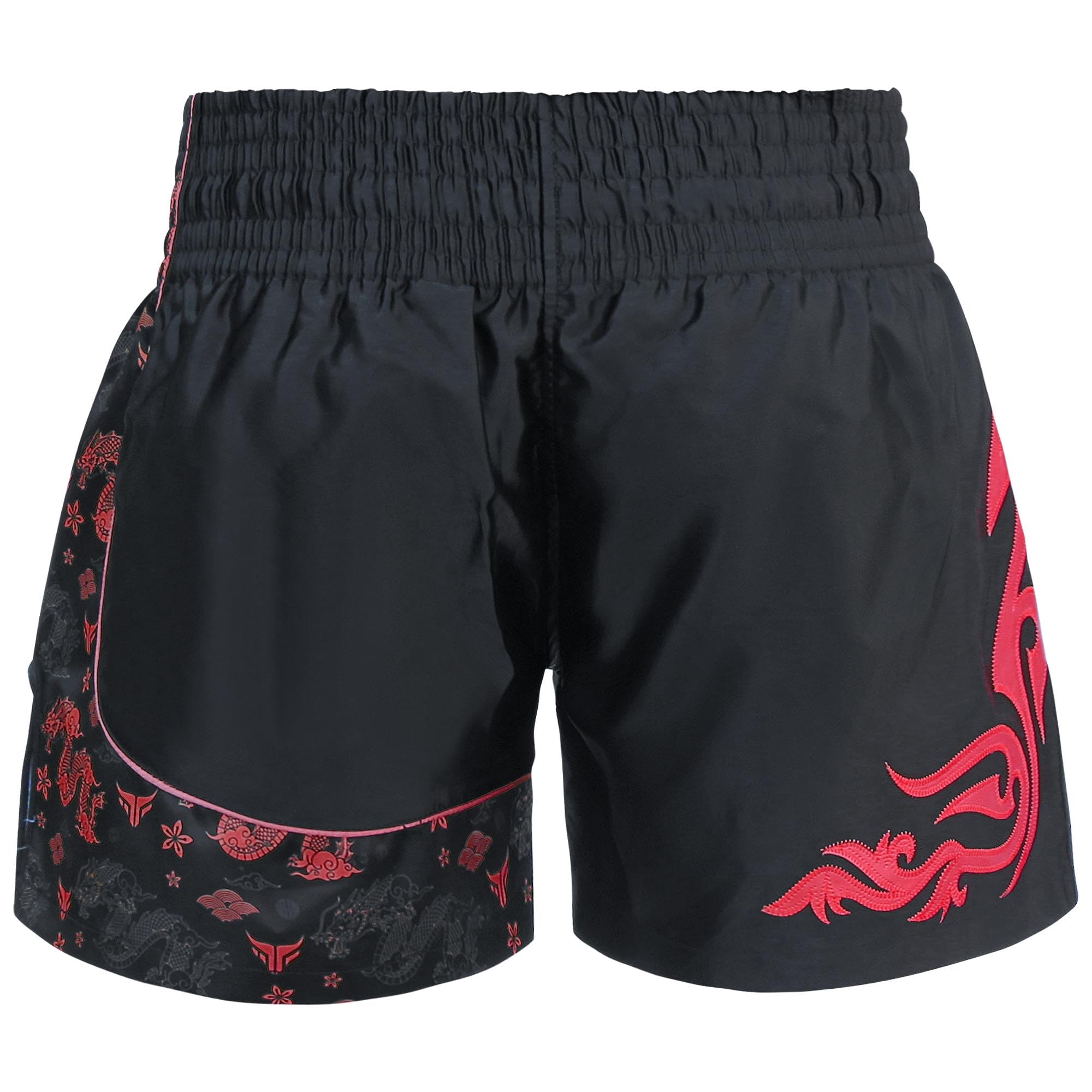 Mytra Fusion Shorts de Kickboxing para Hombre Slim Fit Short Length – Pantalones Cortos Muay Thai para MMA, Grappling, Artes Marciales y Combate en Jaula