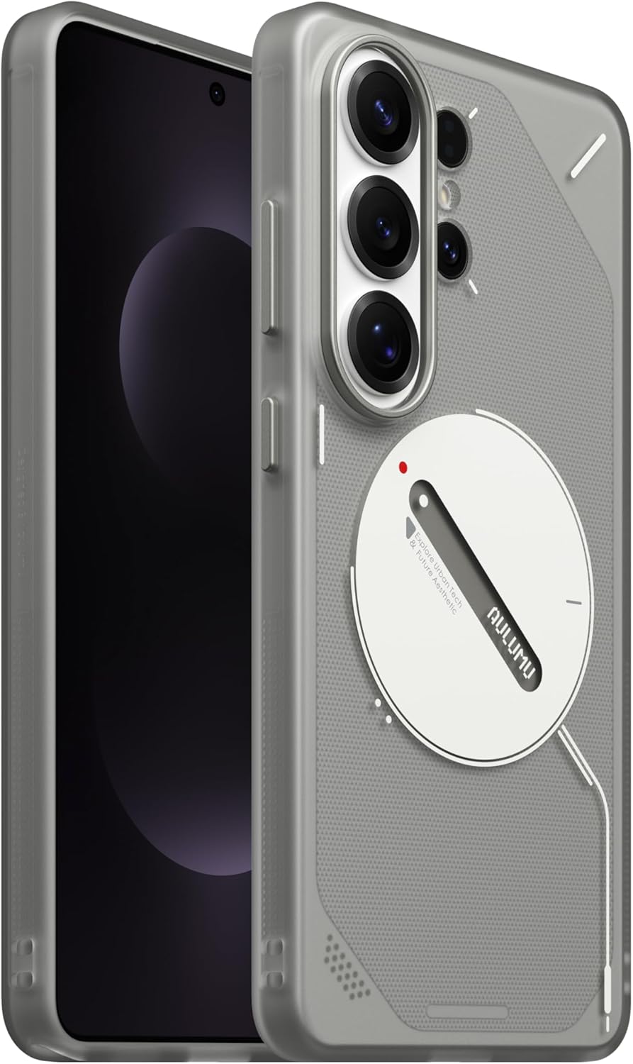 Aulumu S26 Ultra Galaxy Magnetic Case | Thermal IMD Technology | Compatible with MagSafe | Passive Cooling Samsung Galaxy S26 Ultra Case - Translucent Gray