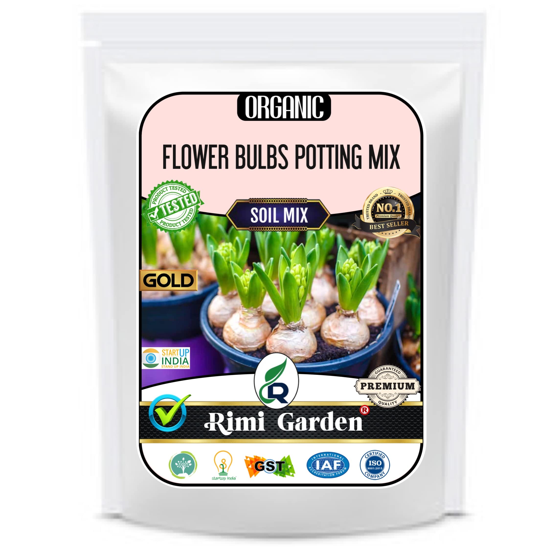Rimi Garden® Flower Bulbs Potting Mix, Essential Organic Potting Mix for Flower Bulbs best Plant Growth with ++ Charged Growth Microbes. (5 kg) (B09C1VV7NP) Amazon Price History, Amazon Price Tracker
