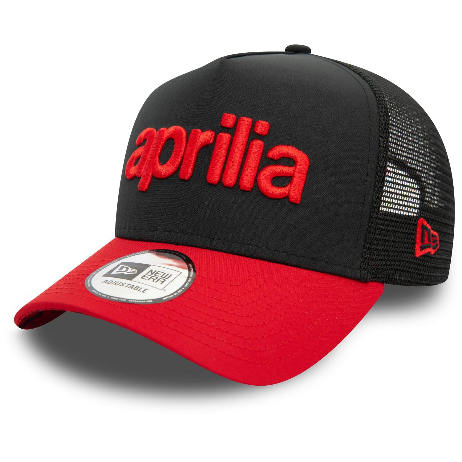 New Era A-Frame Mesh Trucker Cap - Aprilia schwarz