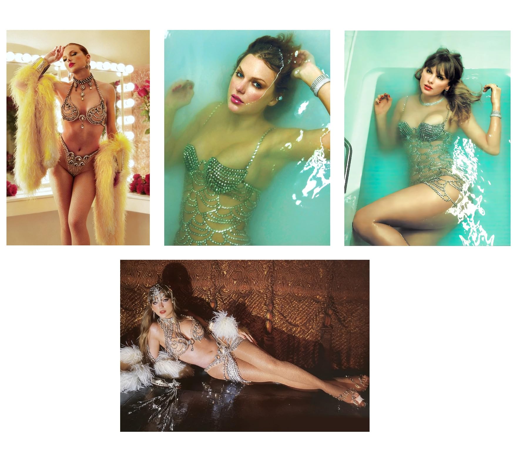 Set of 4 Glamour Picture A4 poster Photo Prints of TayIor Swift