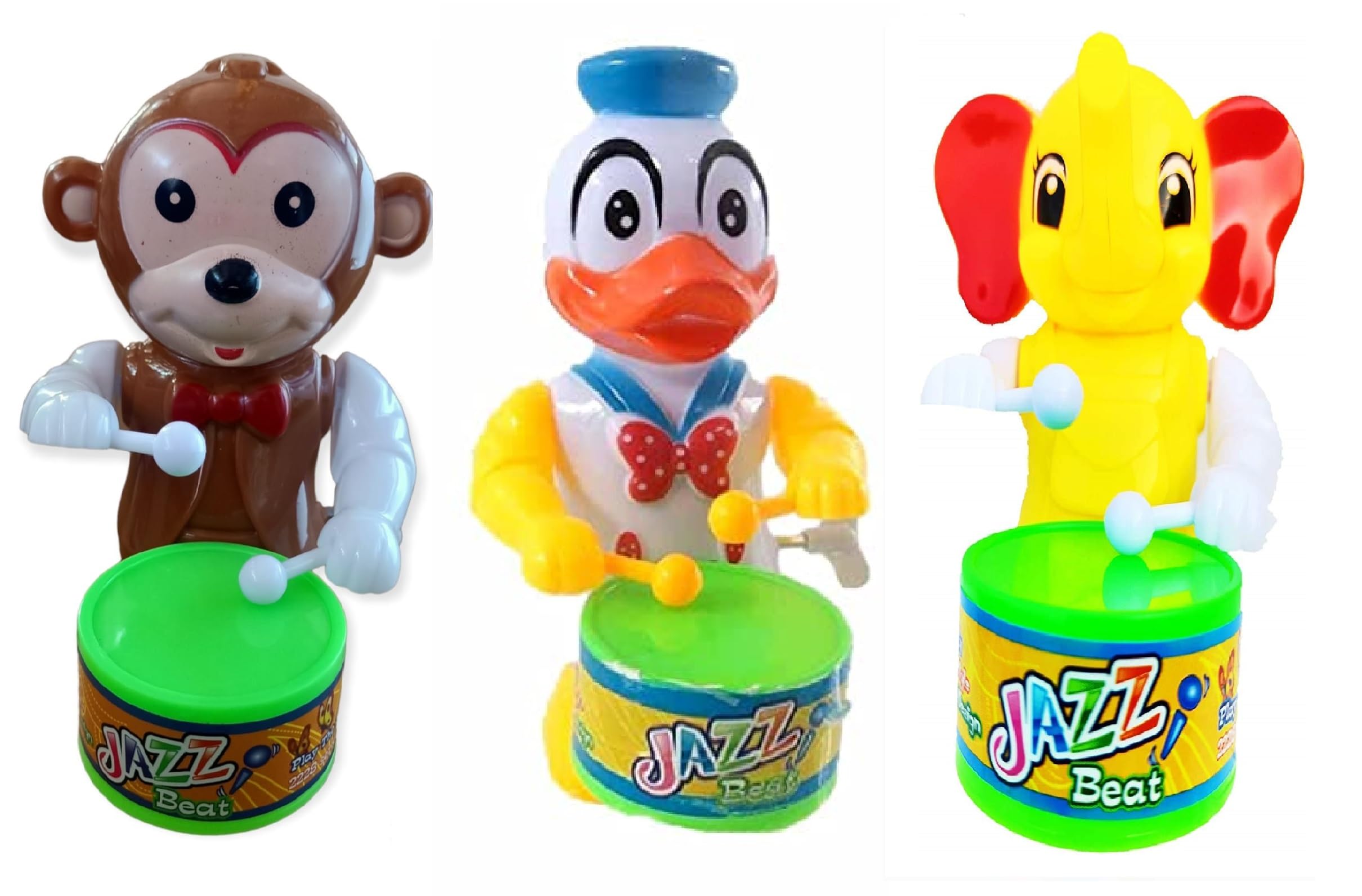 PRV Toys Girls Drummer Toys with Dancing Action for Kids Toys Key-Operated Girl Infant Toddler Baby Gift ((Chock Monk-DUCK-ELEFENT-003)) (B0CCPV8ND7) Amazon Price History, Amazon Price Tracker