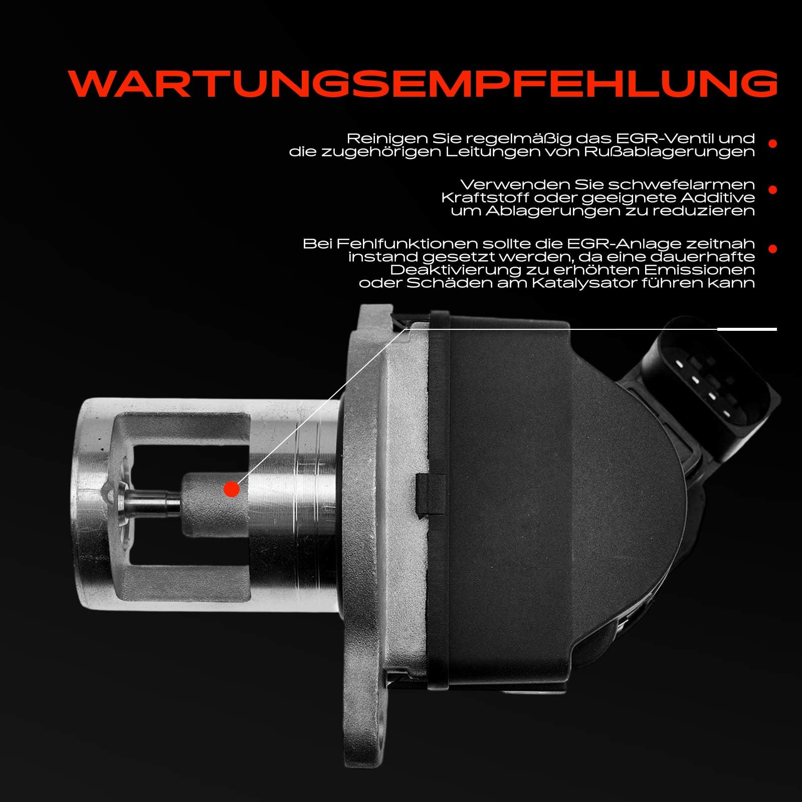 AGR-Ventil für C-Klasse W203 CL203 S203 CLC-Klasse CL203 CLK C209 E-Klasse W211 S211 2.2L 2001-2011 6461400460