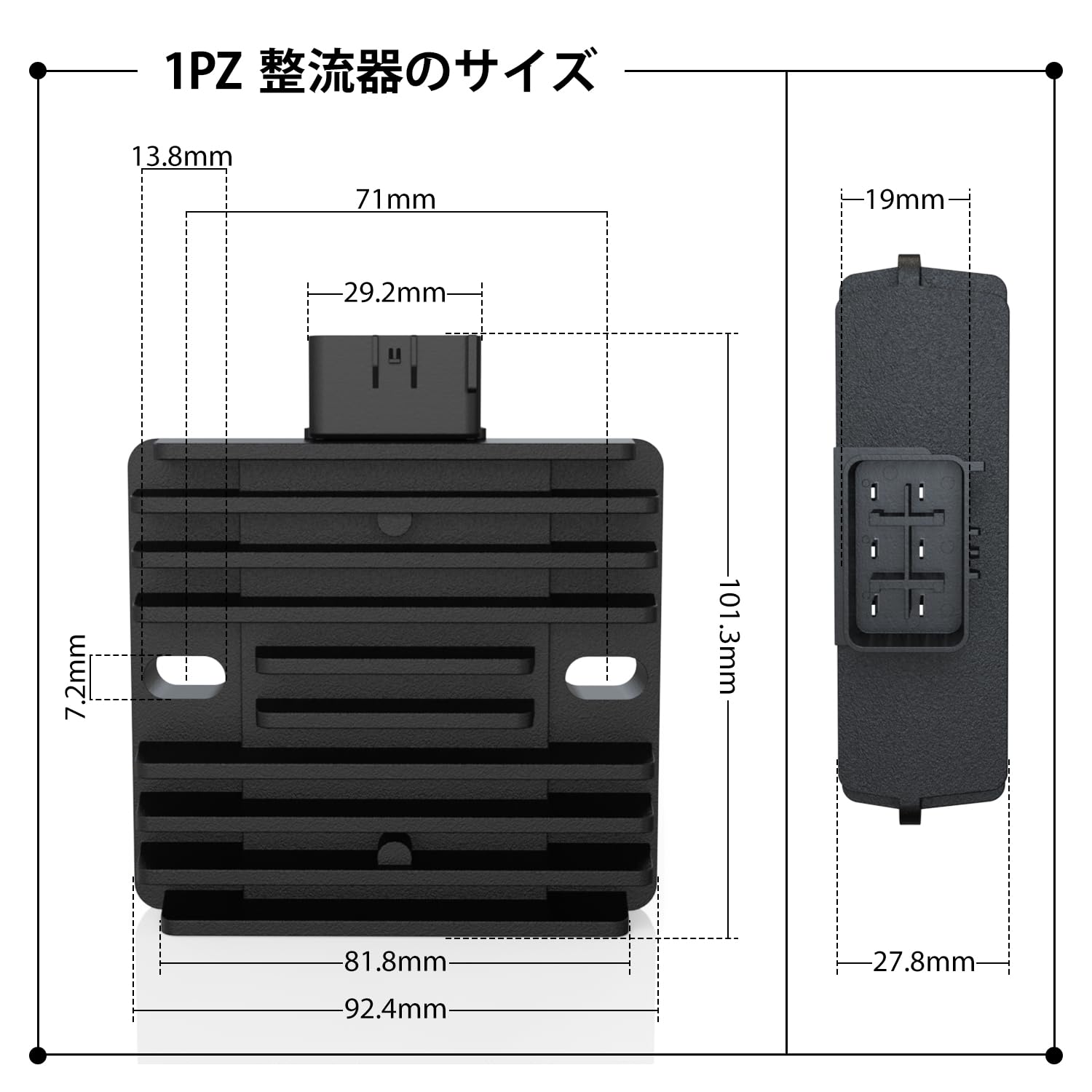 Amazon.co.jp: 1PZ JPM-A40 レギュレーター 耐久性 汎用 ヤマハ