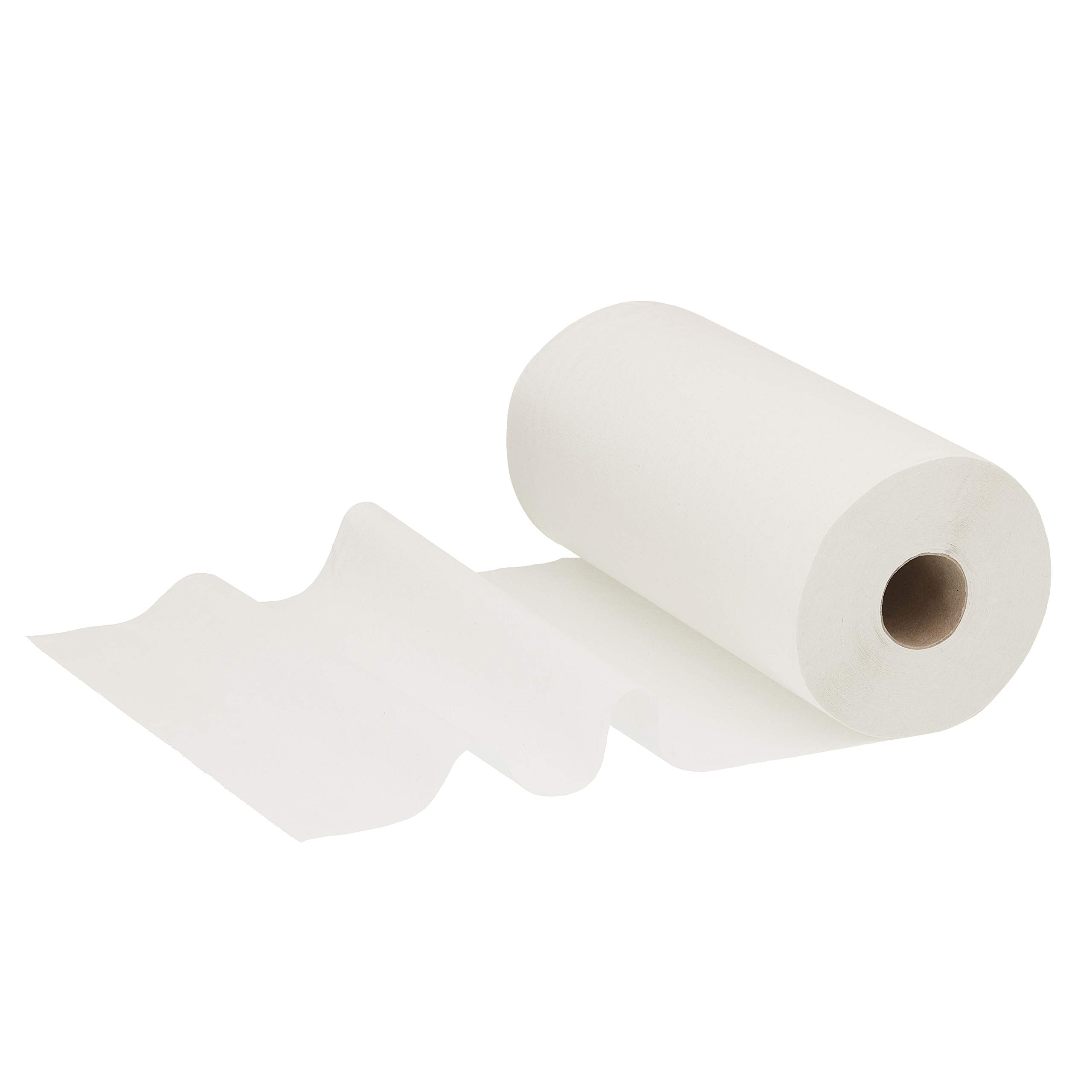 WypAll L10 papier do wycierania żywności i higieny 7236-1-warstwowe kompaktowe chusteczki do czyszczenia - 24 rolki x 165 białe chusteczki papierowe (łącznie 3960)