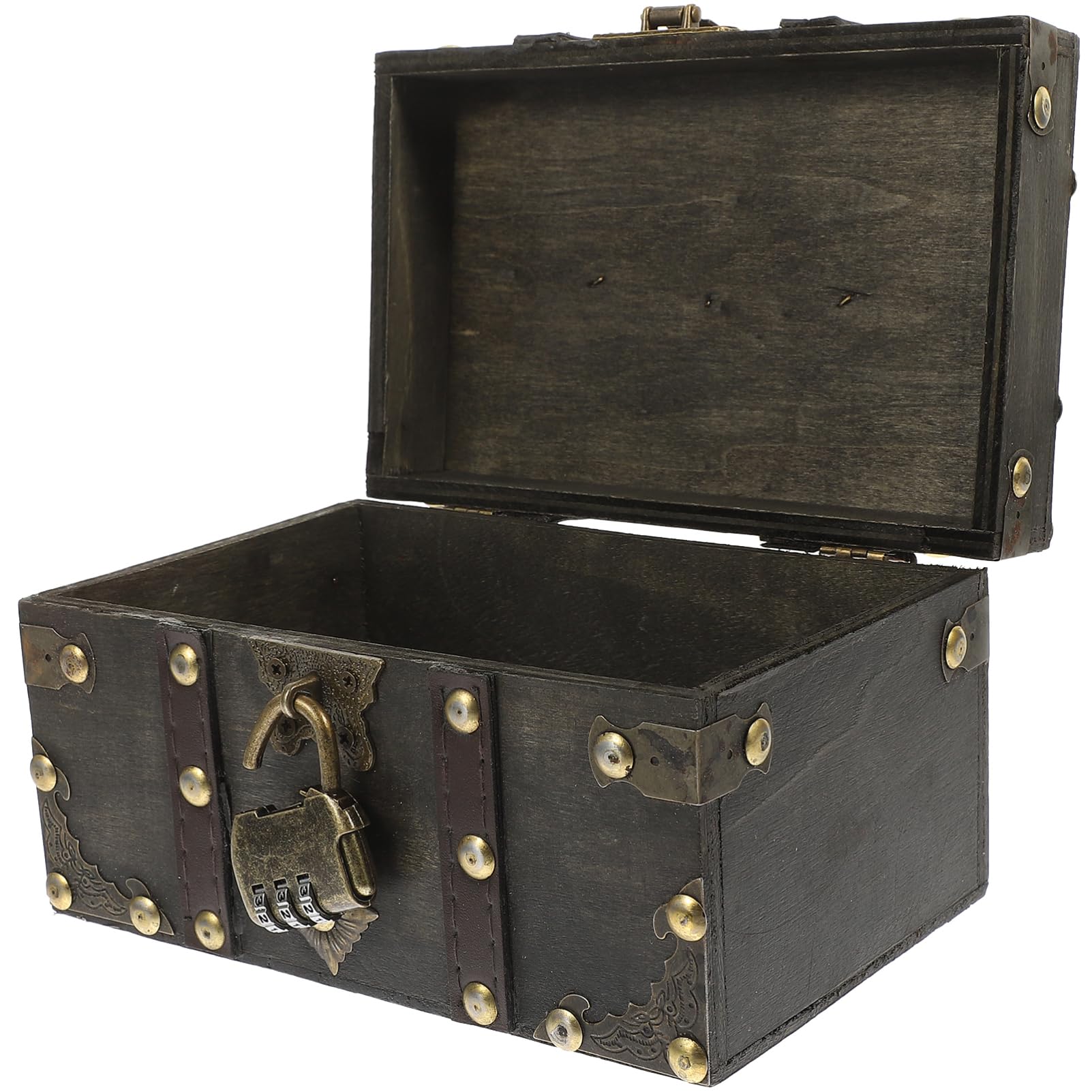 DECHOUS Vintage Schmuckkästchen mit Schloss Elegante Aufbewahrungsbox für Ringe und Schmuck für Schmuckladen oder Zuhause
