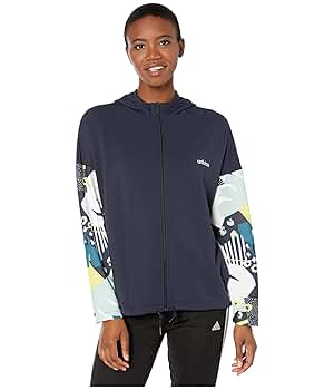 adidas Women's Brilliant Basic Farm Hooded Track Top Legend