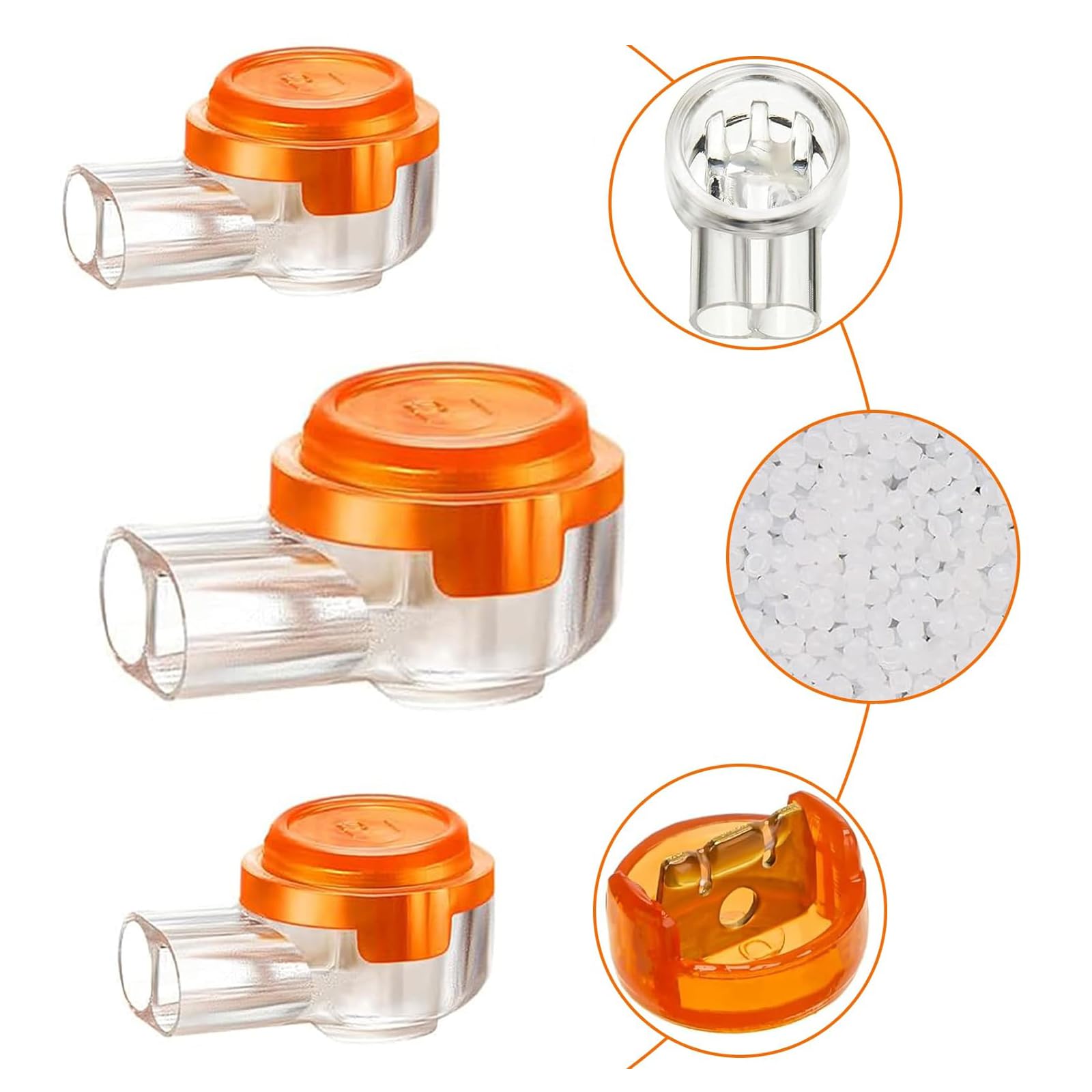 100 Stück UY/K1 Schnittstellenklemmen Mit Gel - Kabelverbinder Ohne Abisolieren