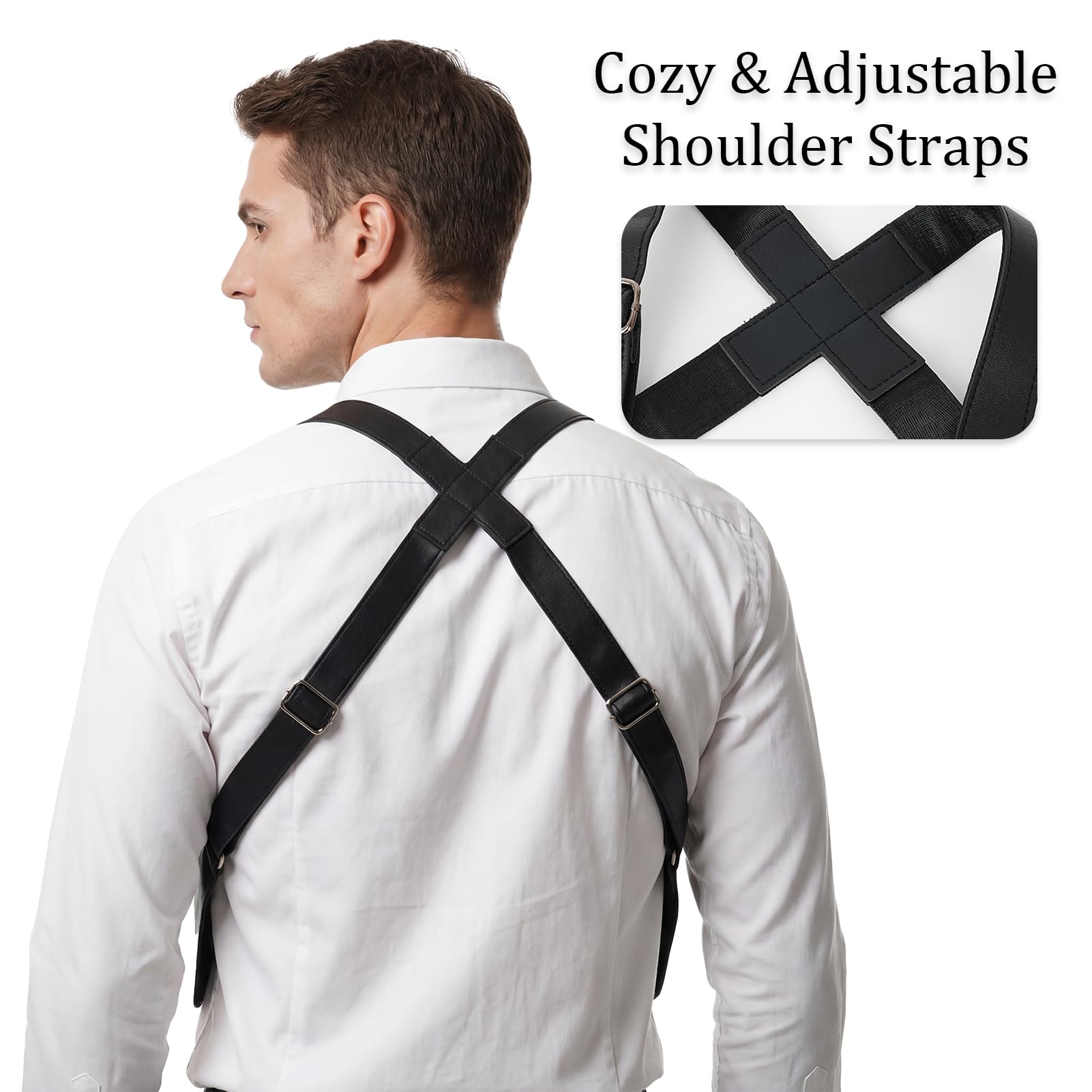 Sling Bag Hommes Femmes Holster Sac Hommes Anti Vol Sac Vélo Sac Bandoulière pour Voyages Randonnée et Outdoor