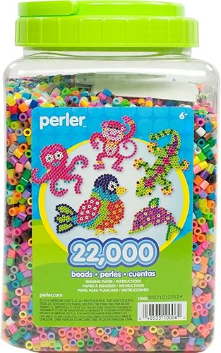 Jarra Perler de cuentas de colores multi mix 22000cuentas