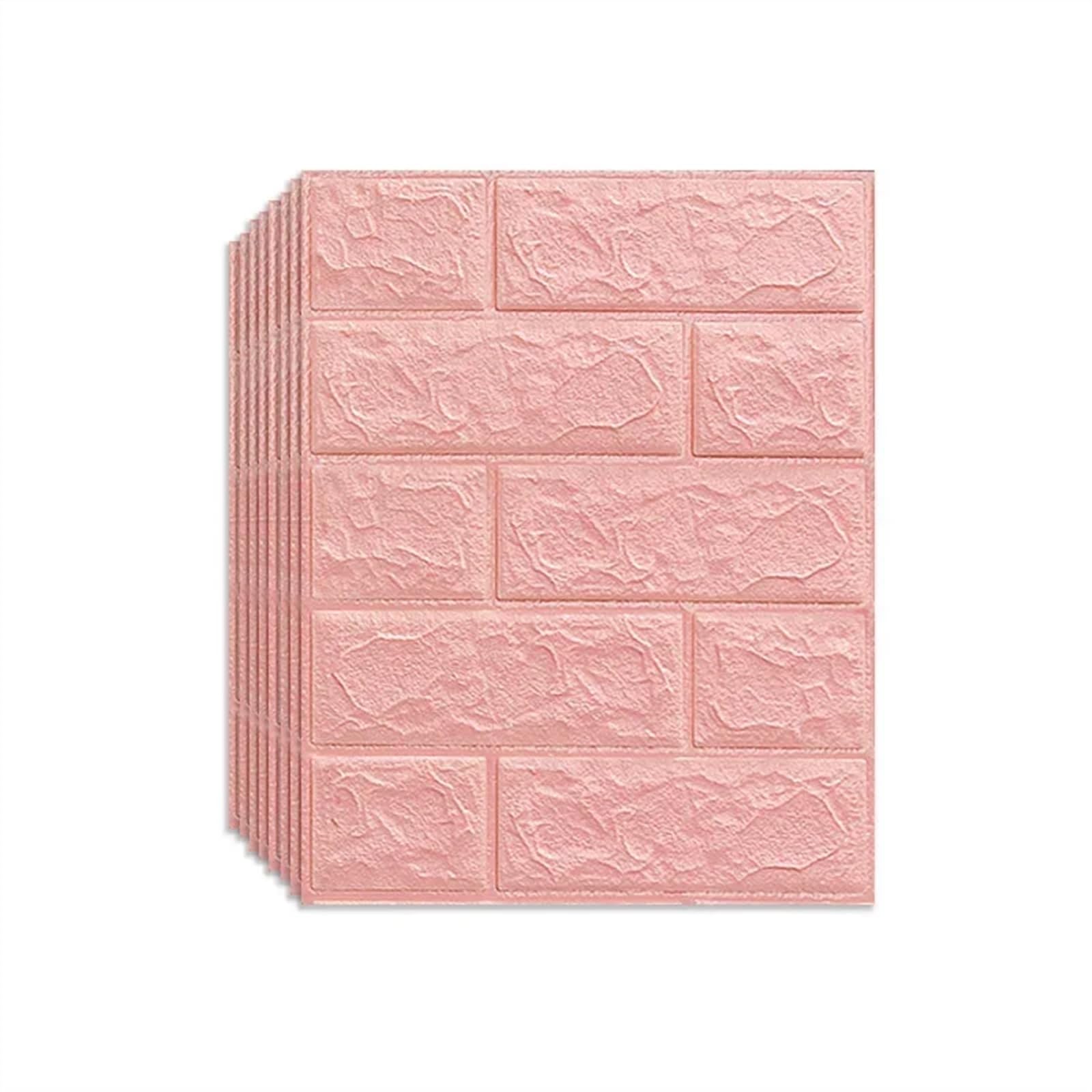 Pared 3d,Ladrillo 3d Adhesivo Pared Papel tapiz, fondo, azulejos de pared, decoración sala estar, pegatinas del hogar(35 38.5cm-07,30PCS)