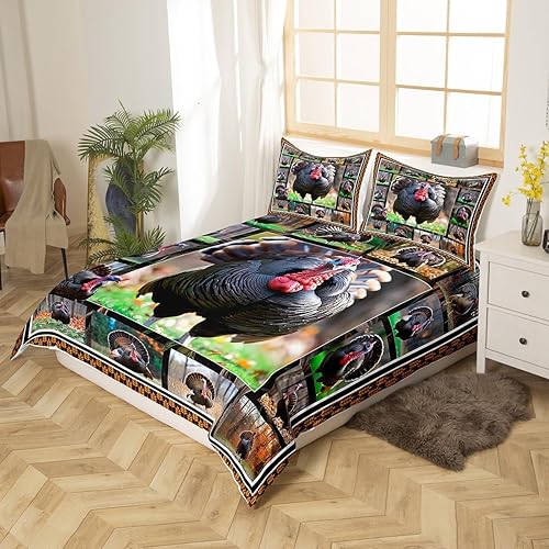 Miniatura 9 de Juego de ropa de cama azteca bohemio, tamaño Queen, funda de edredón en blanco y negro, exótico Morden triangular, funda de edredón de celosía