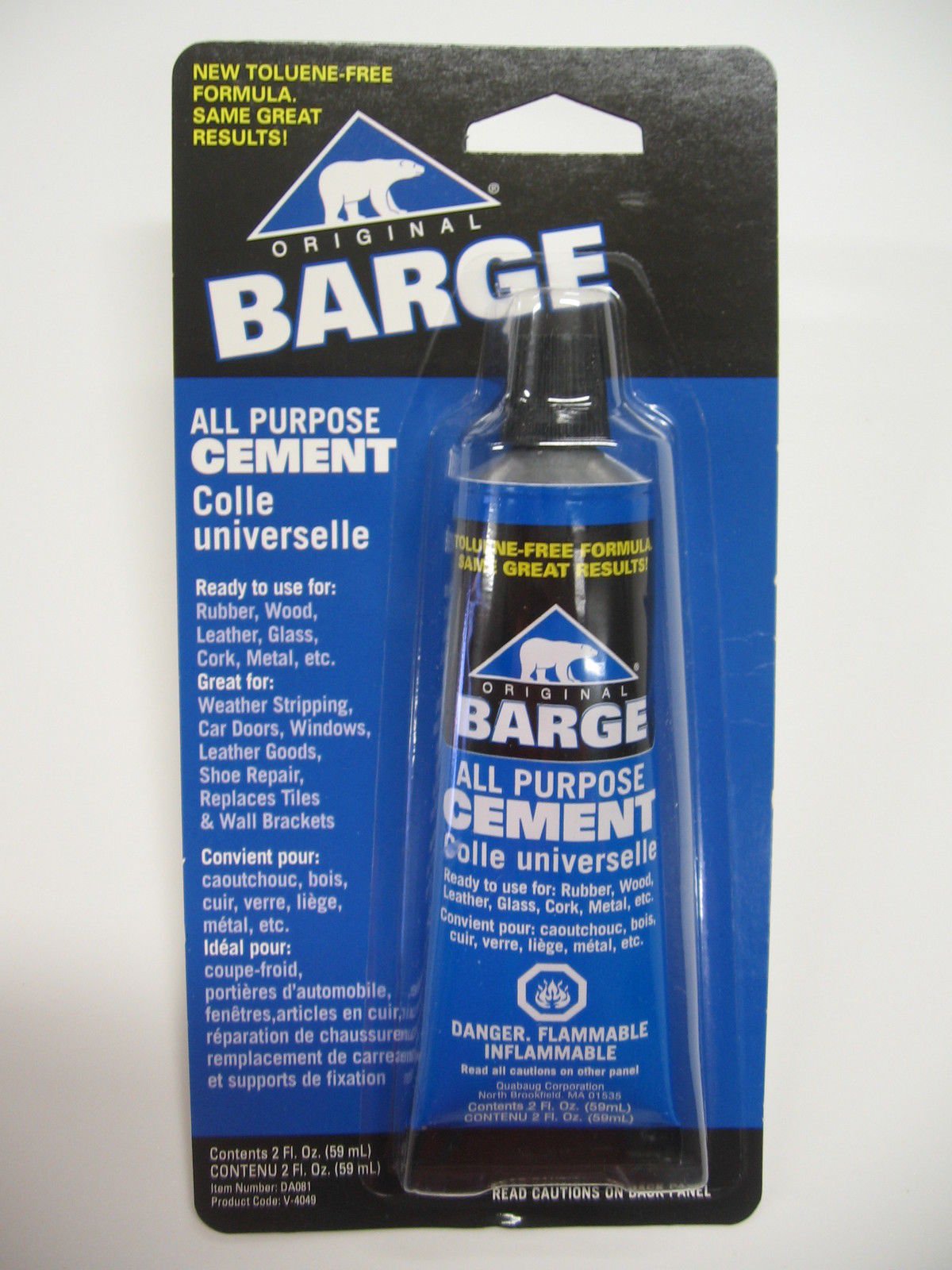(Ship from USA) Barge All Purpose Cement- New Formula- Leather Glue 2 oz Tube- Free US ShippingGWE849F EP-21RT15119