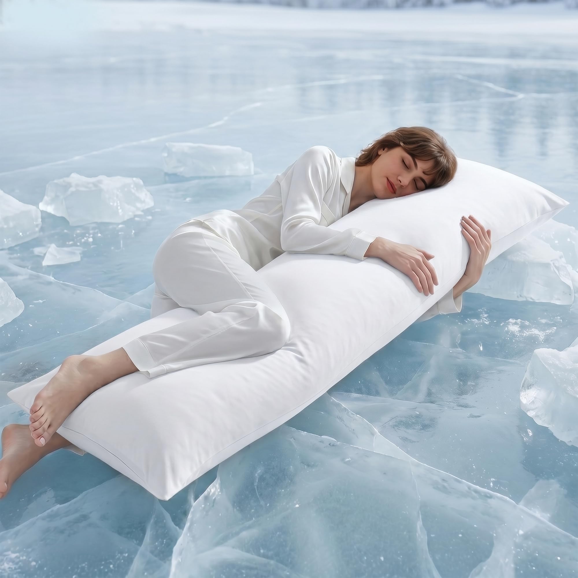 Amazon.com: Madison Park Cooling Body Pillow for Side Sleeper