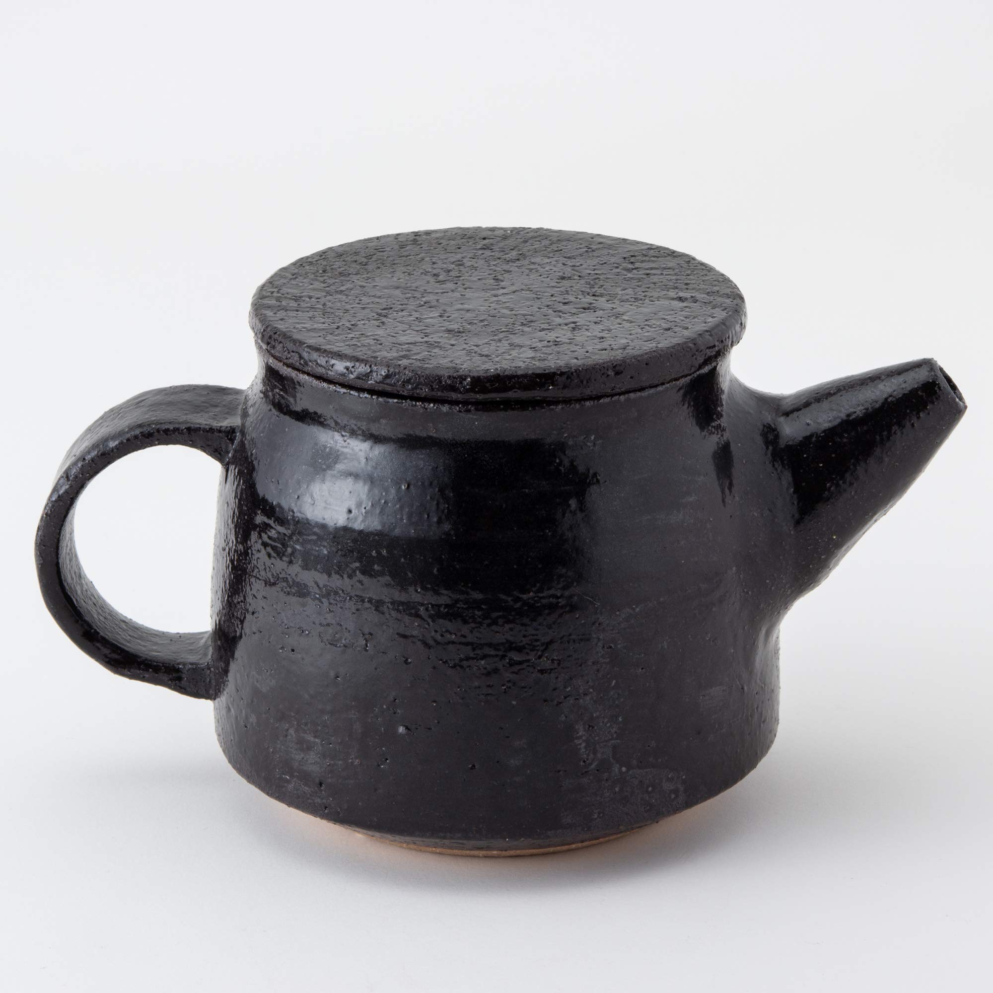 長谷園 大道正男さん 角鍋 角型土鍋 黒