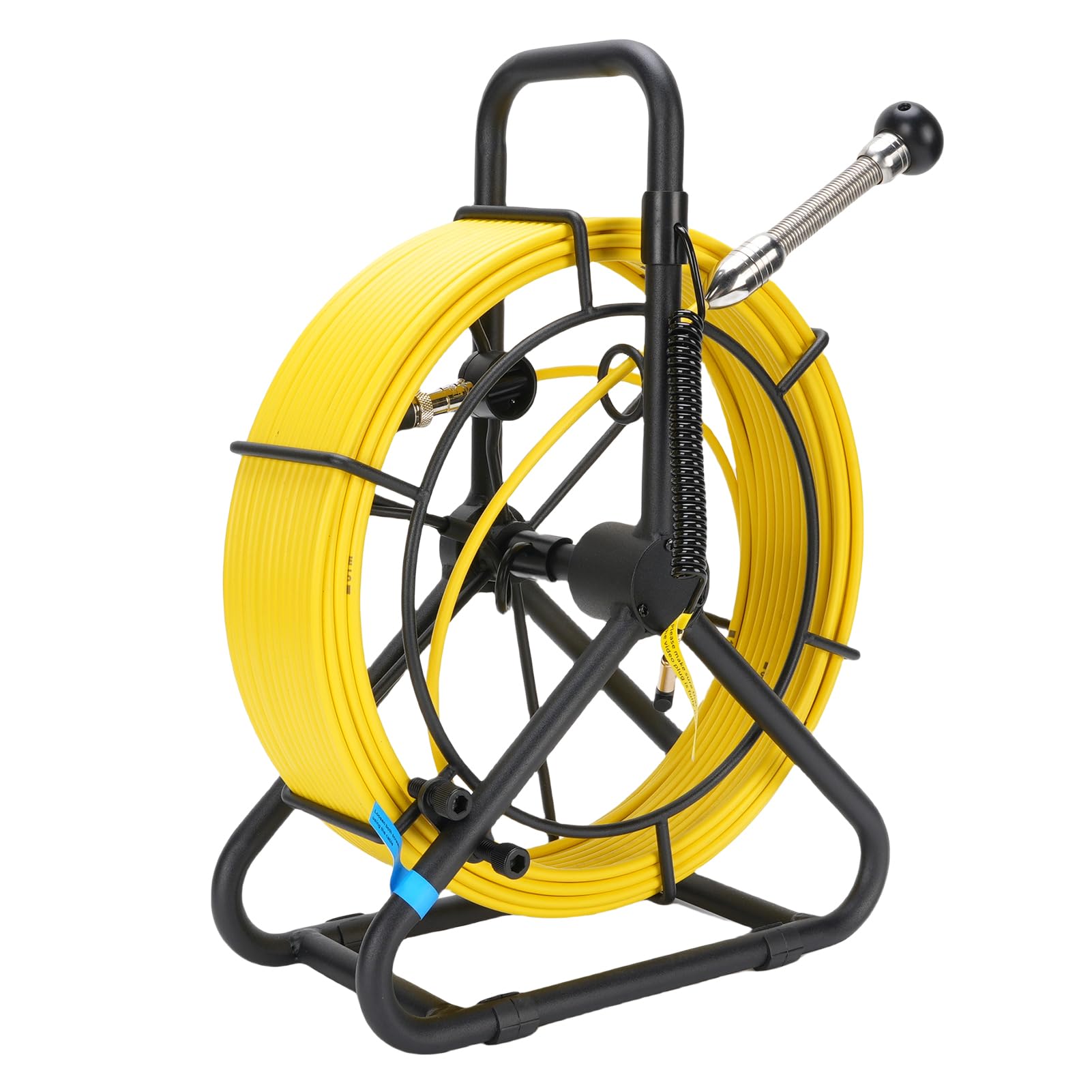 Domary 1080P Pipe Inspection Camera with 18mm Lens and 5" Screen for