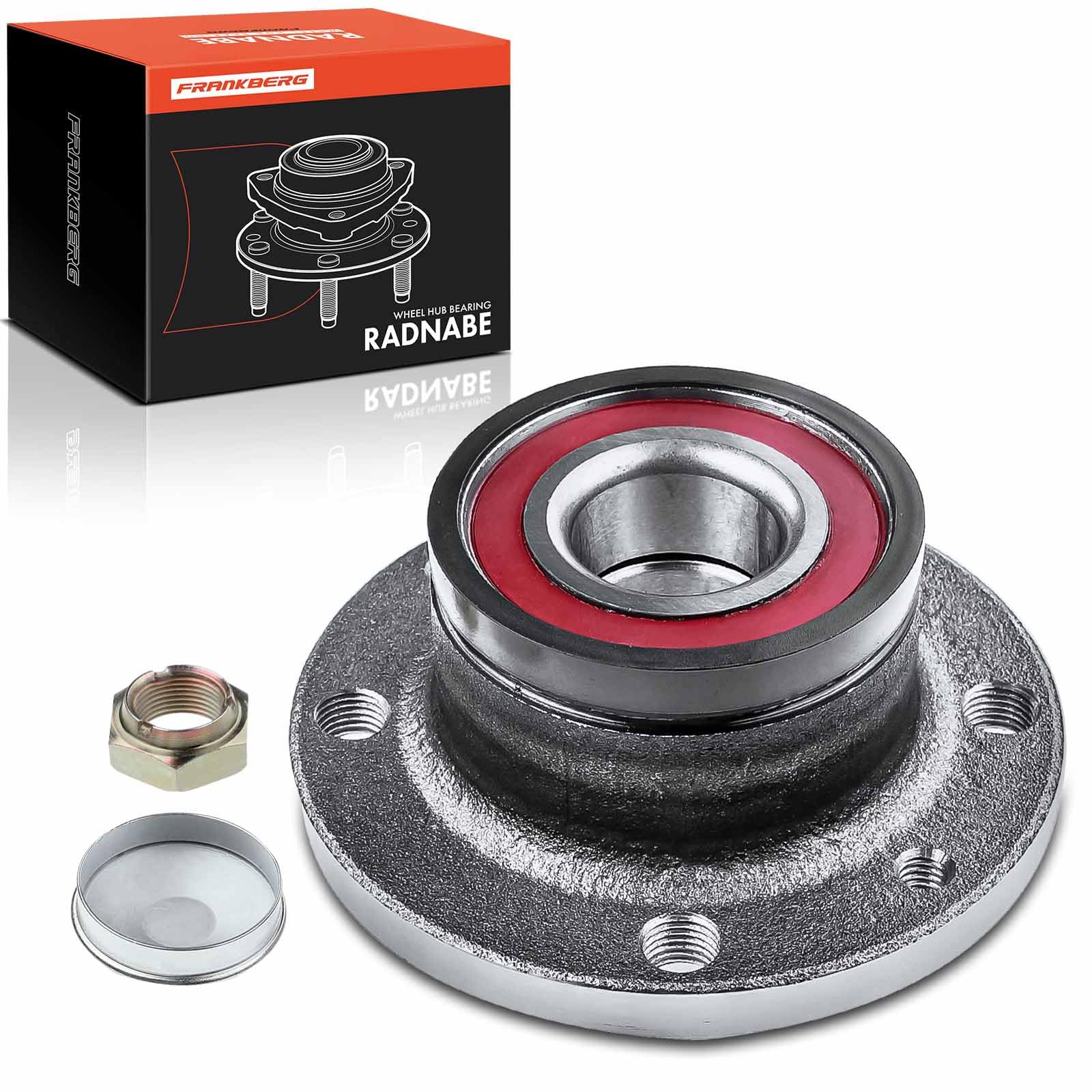 Frankberg Kit de roulement de roue arrière avec bride magnétique ABS ⌀117 | 71714471, arrière Avec anneau magnétique Capteur ABS Capteur de vitesse ABS capteur à effet Hall Roue à bride ⌀117
