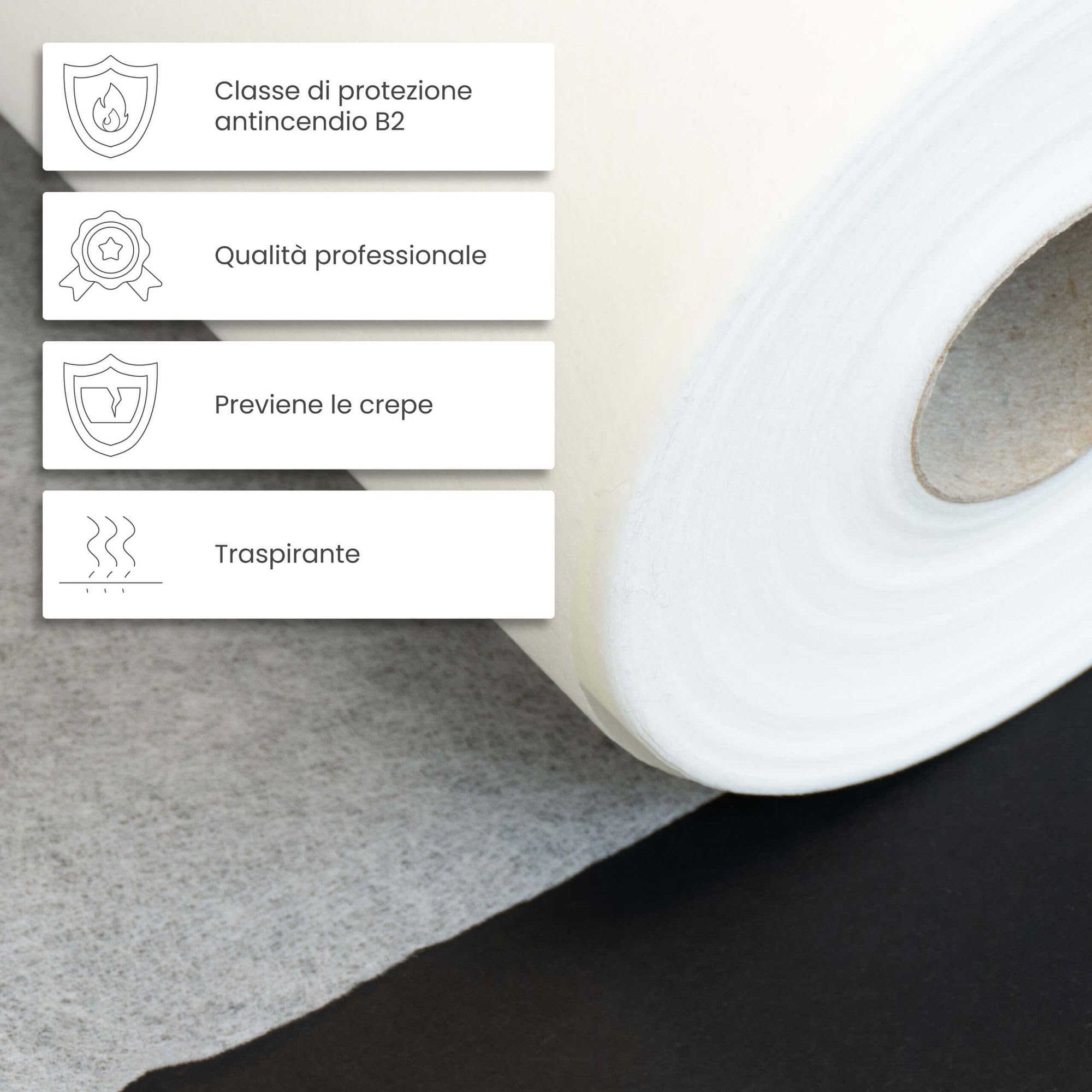 50 m velo da pittura in fibra di vetro, telo copritutto 55 g/m², larghezza 1 m, velo da rinnovo per armatura rasatura e pittura, bianco