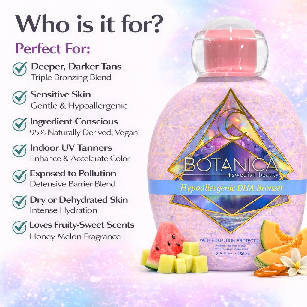 Pollution Protection Dark DHA Triple Bronzer Hypoallergenic 8.5oz