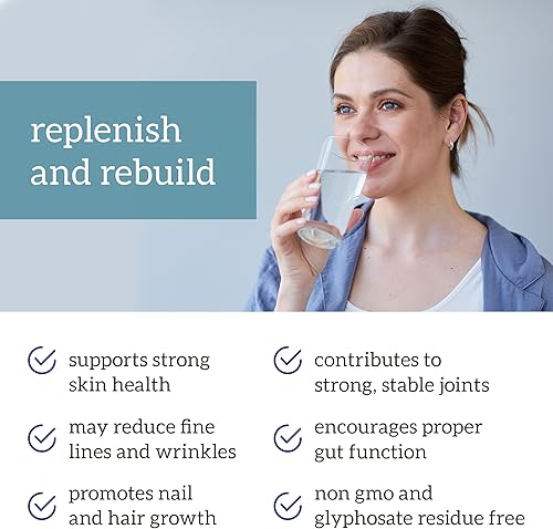 Miniatura 4 de Organifi Colágeno en polvo sin sabor - Apoya la piel, las uñas y el cabello más fuertes, 30 porciones