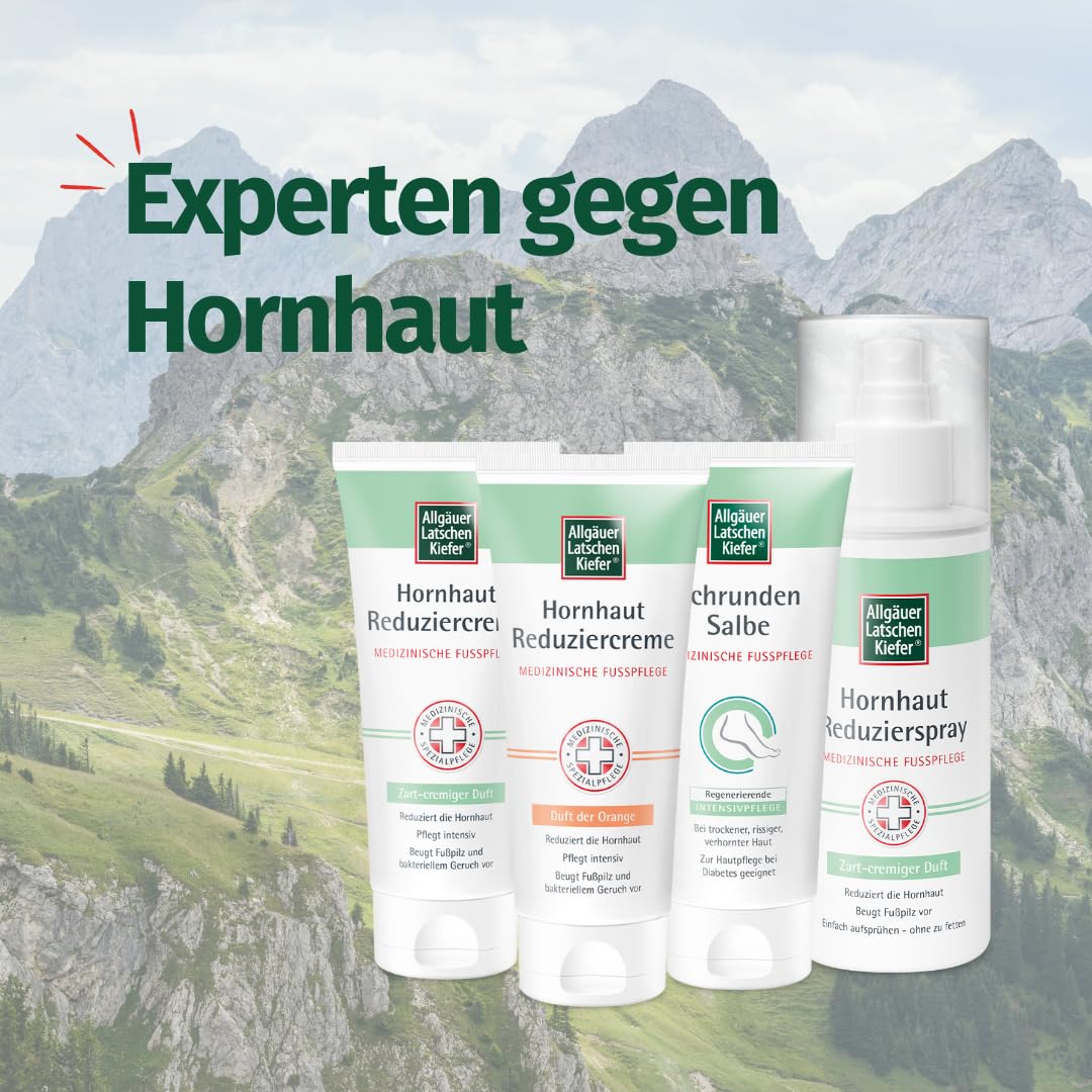Allgäuer Latschenkiefer Hornhaut Reduzierspray, 150 ml Pulverizador