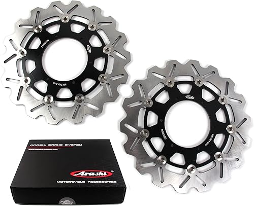 Arashi Rotores de disco de freno delantero para BMW F700GS ABS 2013-2018 / F800GS ABS 2009-2018 ADVENTURE 2013-2018 Accesorios de repuesto de