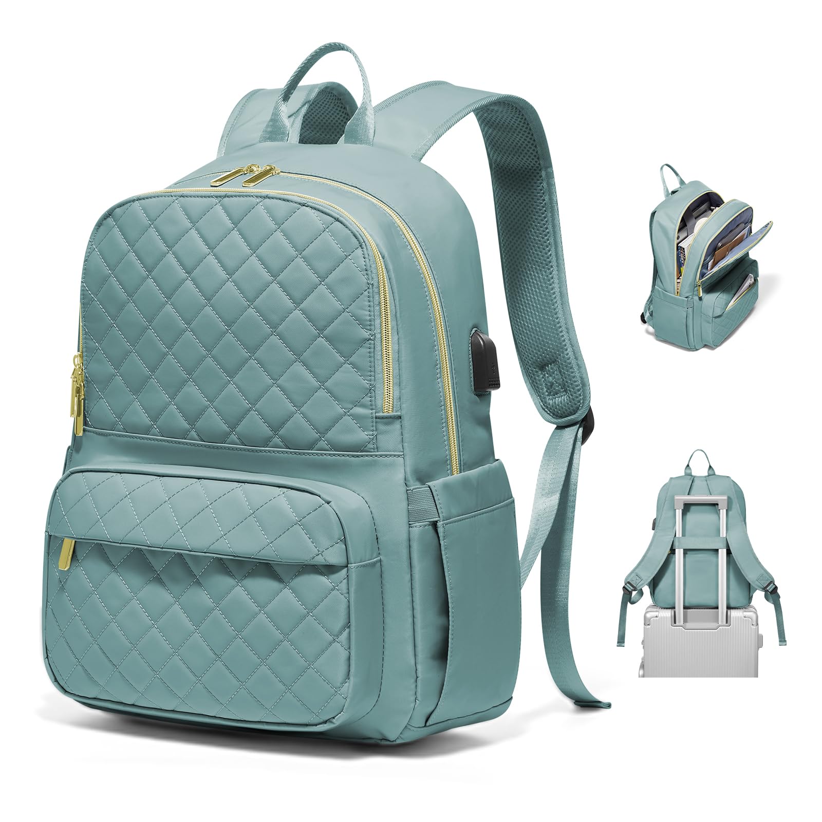 Laptop Backpack for Women Men,Waterproof Work Business Bags College Backpack Laptop Computer Bag Travel Backpack Purse for College, Business,Travel