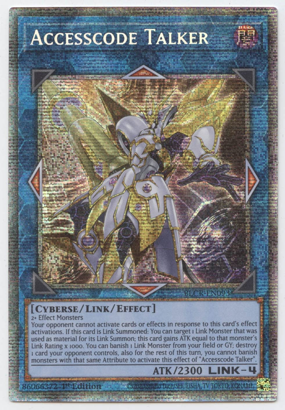 BLCR-EN093 アクセスコード・トーカー (スターライトレア) 遊戯王