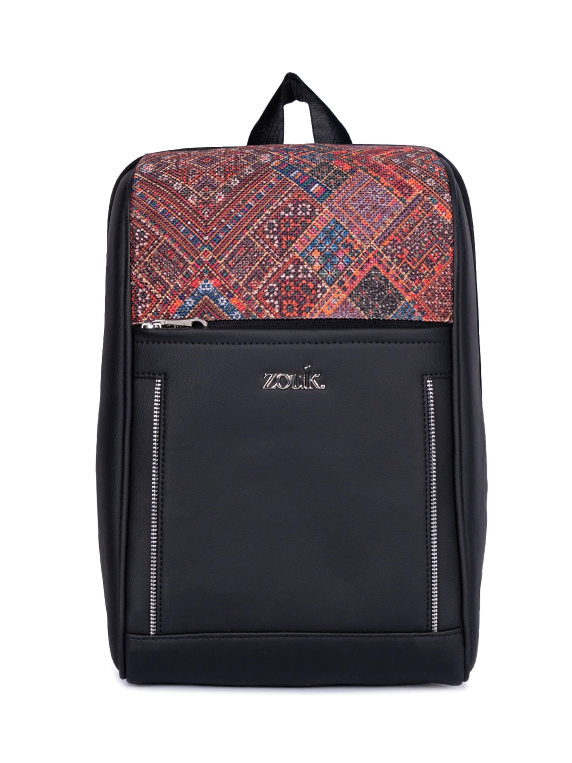 zouk Olina Daypack for Women – Convertible Backpack with Laptop & iPad Compartments | Stylish Handcrafted Office & Travel Bag with Water-Resistant Lining & Dual Straps |-picture-31
