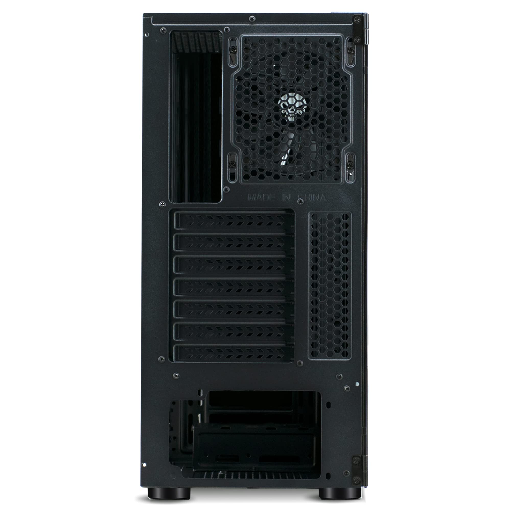 SPIRIT OF GAMER - Boitier PC Gamer RGB Ghost One - Façade et Paroi en Verre Trempé - 60 Modes de Rétroéclairage - 2 Ventilateur Adressable 120mm Inclus - Compatible Aura/MSI Mystic/ASROCK