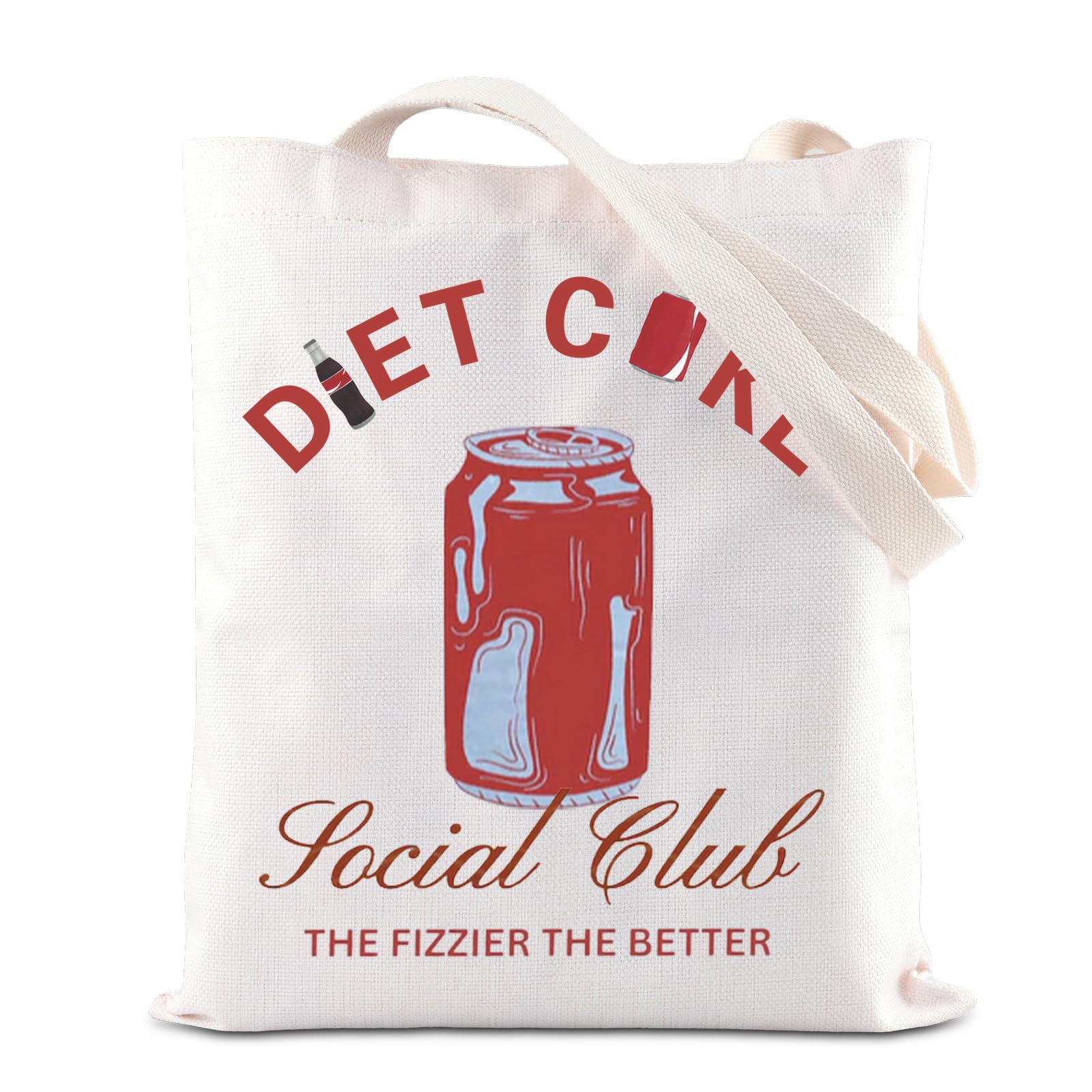 Fizzy Drink Social Club Tote Bag Bachelorette Gift Bartender Gift Summer Trip Gift Fizzy Drink Lover Gift Handbag
