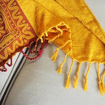 インドの布・マルチカバー・ベッドカバー・カーテン・タペストリー Amazon｜マルチカバー インド綿100％ タッセル フリンジ ベッド