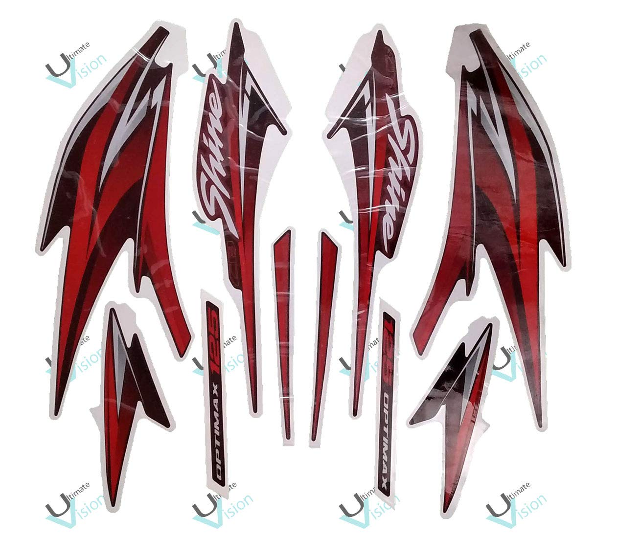 Motorcycle Bike Graphics Wrep Stickers and Decals kit Sticker for Shine 125