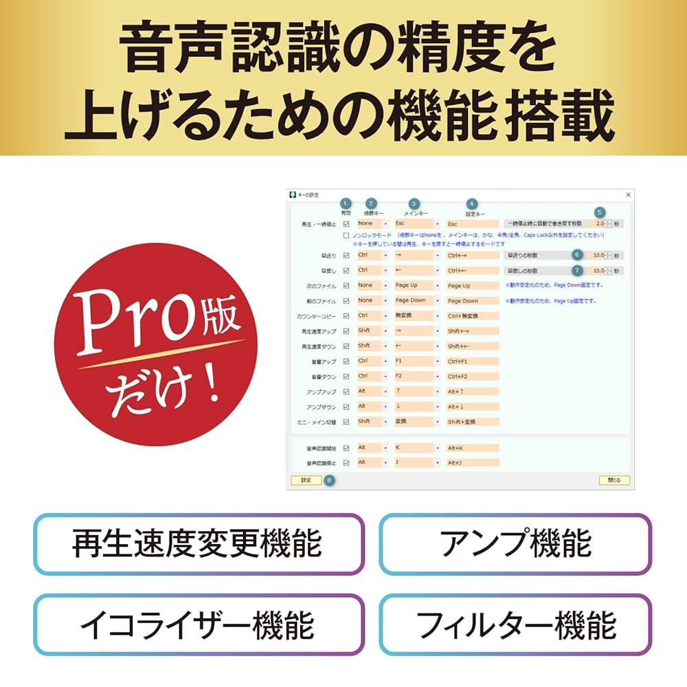 音声タイピング Voice Rep Pro 4 高性能 音声入力ソフト 音声認識 Amazon | 音声入力 ソフト Voice Rep Pro 4 （ボイス レップ