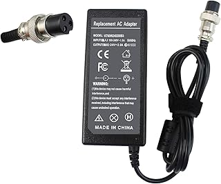 48W 24V 2A Scooter Battery Charger for Razor E100 E200 E300 MX350 ZR350 PR200 for Razor Ground Force;Razor Pocket Mod;Sunl Scooter;Mini Chopper;Dirt Quad Bike;Pocket Mod Cable