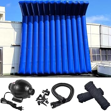 20ftx20ft Heavy Duty Outdoor Inflatable Sound Barrier,Temporary Sound Insulation Wall Construction, Dustproof And Noise Reduction Foldable Inflatable Sound Barrier Used In Construction