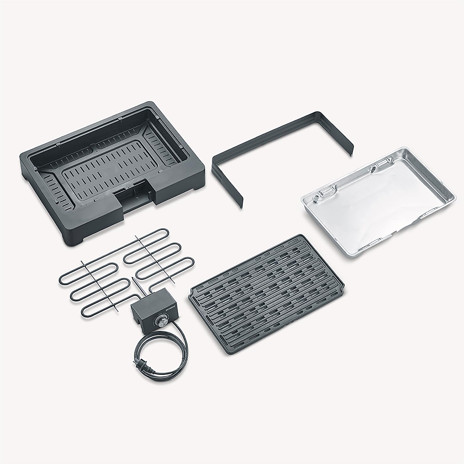 Severin PG 8568 grill elektryczny stojący do użytku wewnątrz i na zewnątrz, grill eBBQ z szybkim rozruchem do 320°C, płyta grilla z aluminium odlewanego ciśnieniowo, moc 2200 W