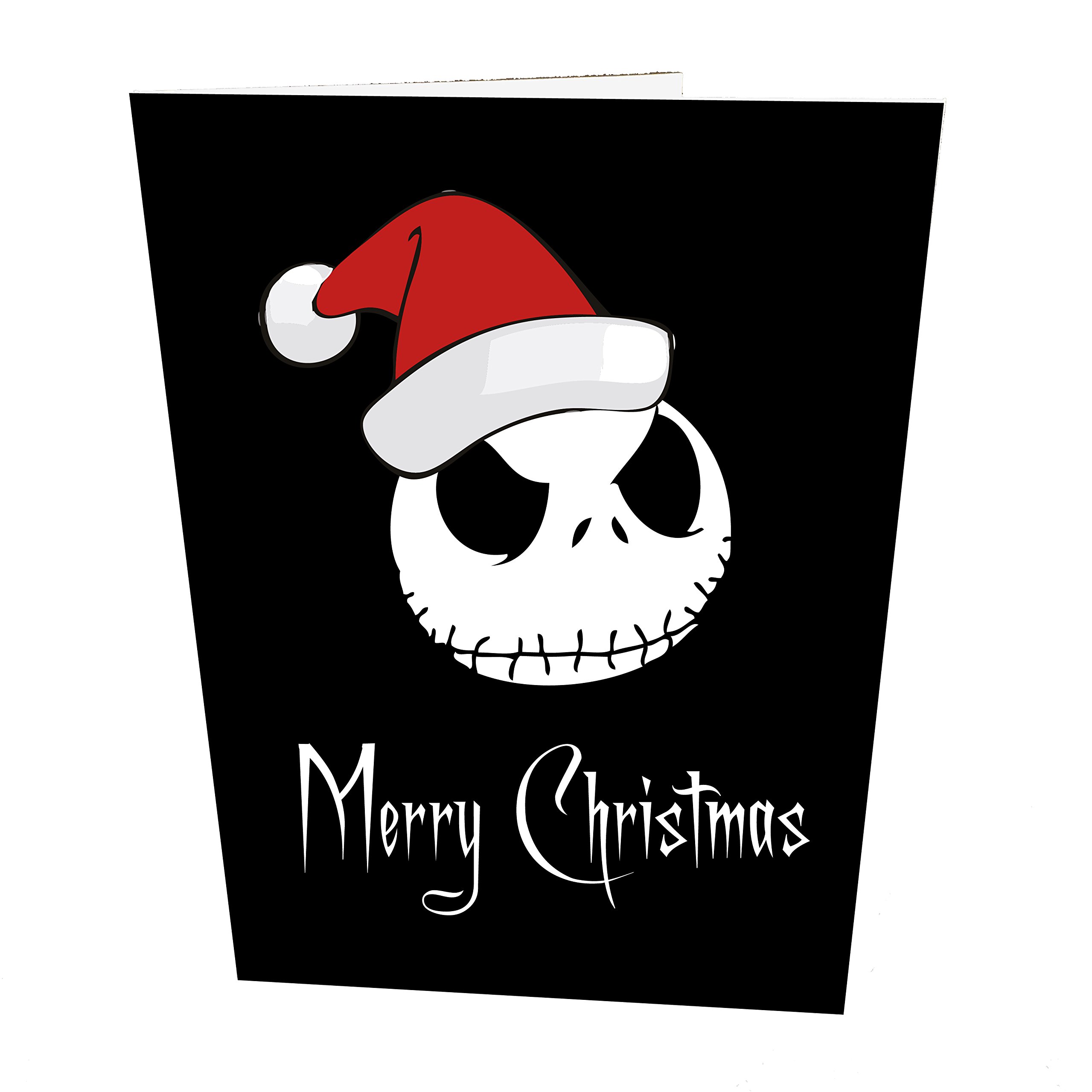 Skellington Jack Inspired Christmas Card