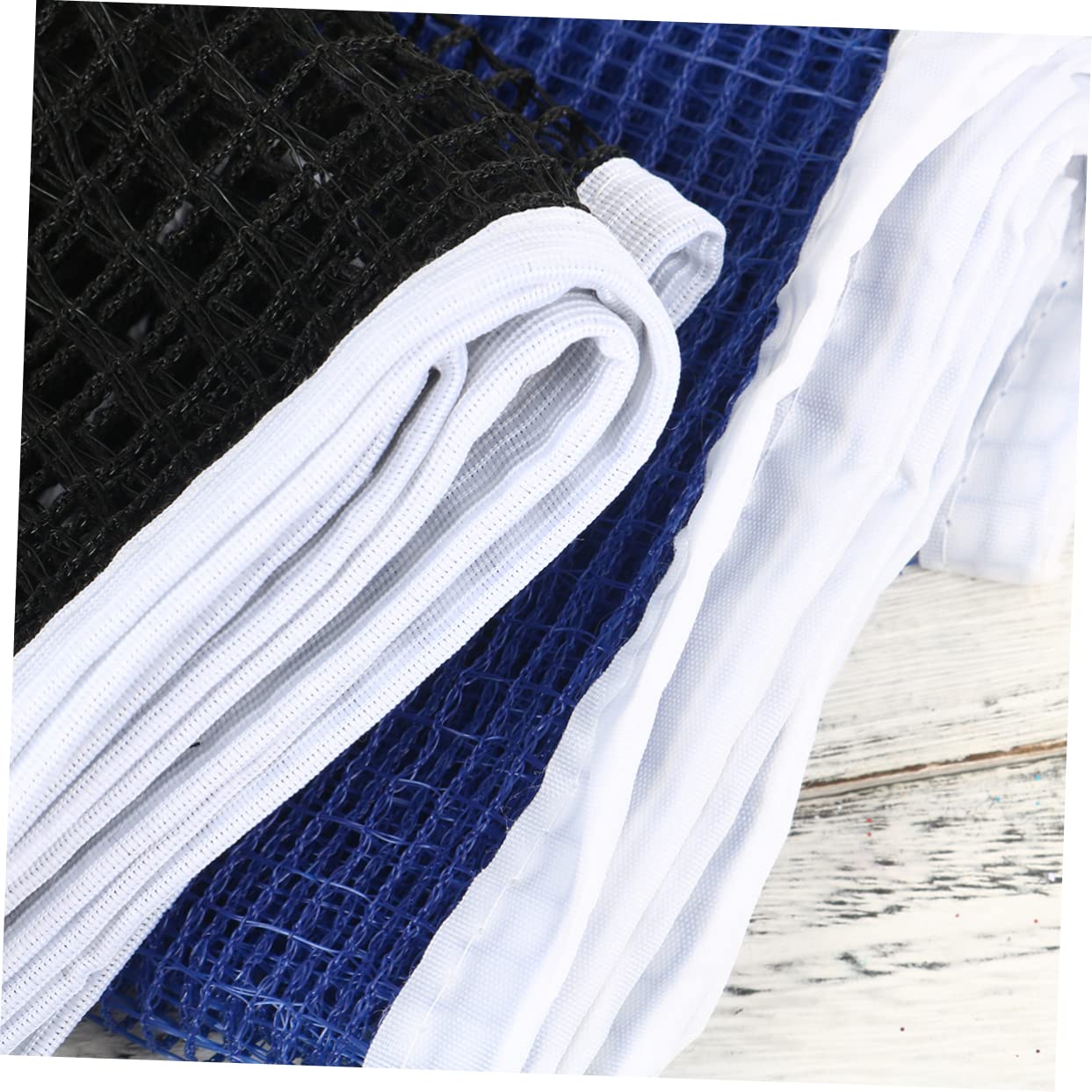 BESPORTBLE 2sets Outdoor/Indoor Table Tennis Net Replacement Net Pong Mesh for Regulation Play 2pcs*2