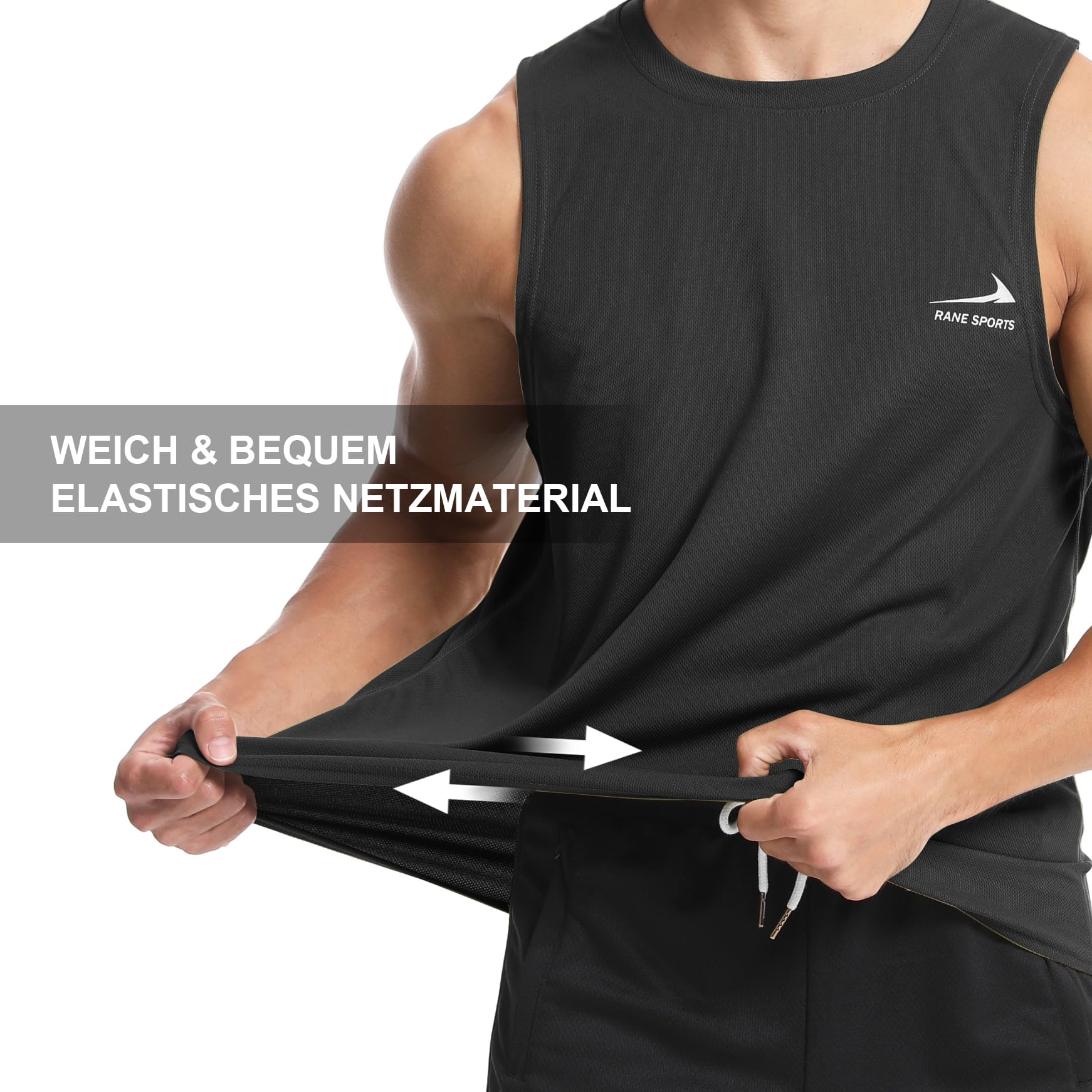 Camiseta de Tirantes para Hombre para Gimnasio Muscular Fitness Entrenamiento Fitness Tanques sin Mangas