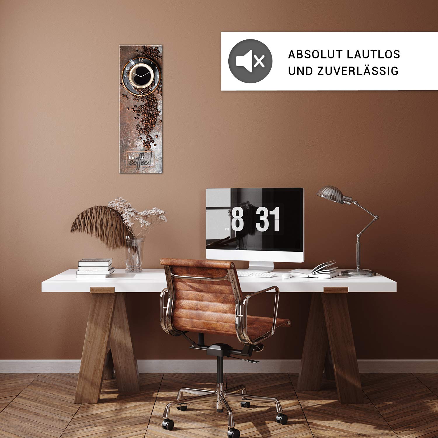 MULTI CASA MEX STYGL01198 - Reloj de Pared (Cristal), Multicolor